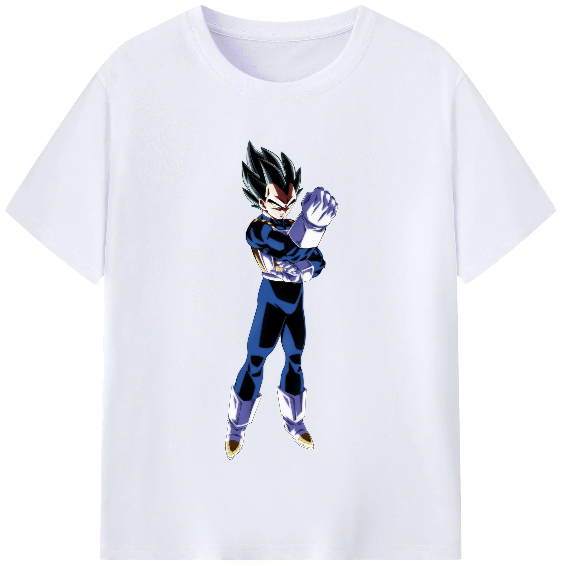 （画像用） ドラゴンボール ベジータ四世（Bejīta Yonsei）DRAGON BALL Vegeta IV レディースカジュアルプリントTシャツ（綿100％）