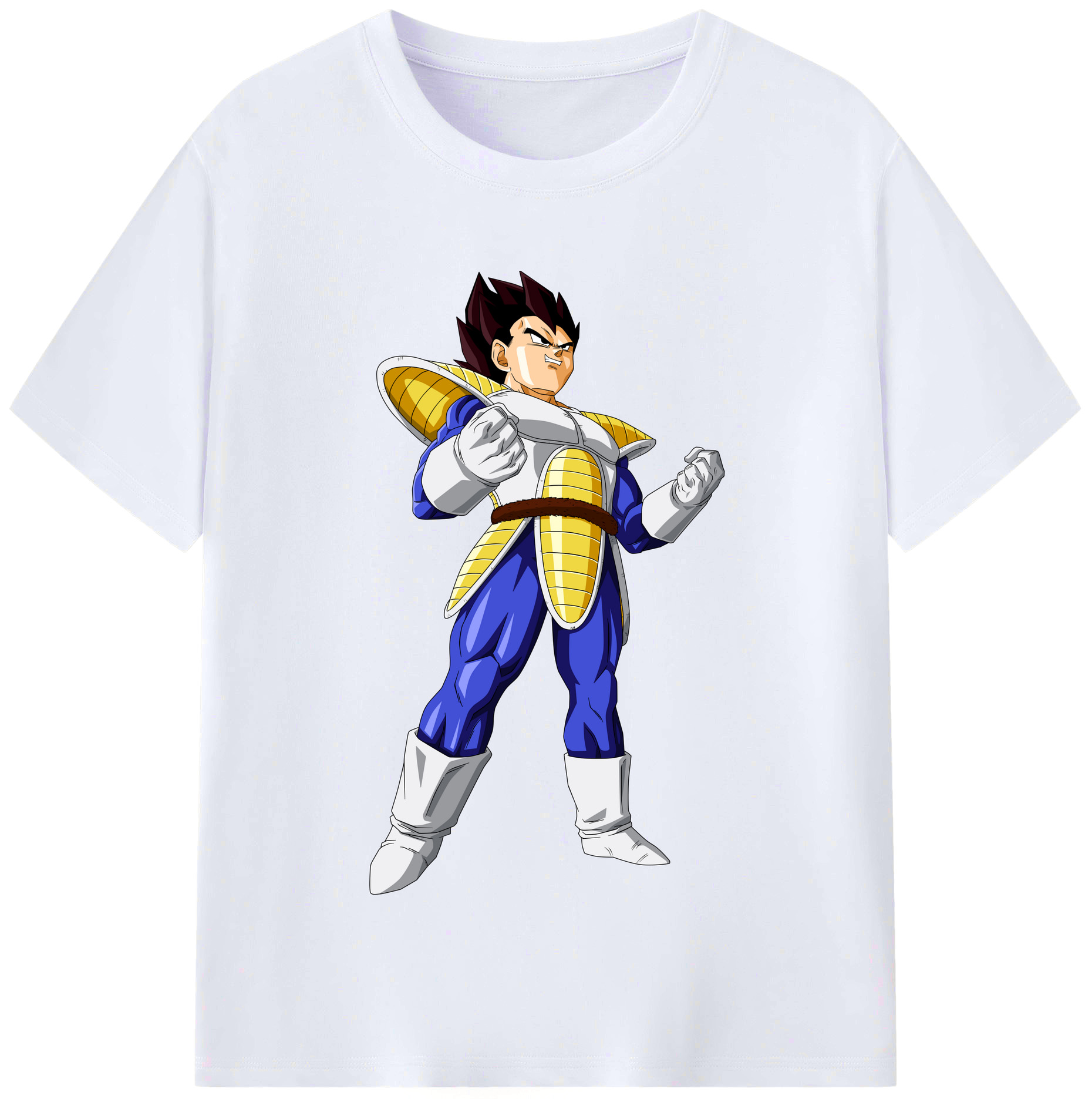 （画像用） ドラゴンボール ベジータ四世（Bejīta Yonsei）DRAGON BALL Vegeta IV レディースカジュアルプリントTシャツ（綿100％）
