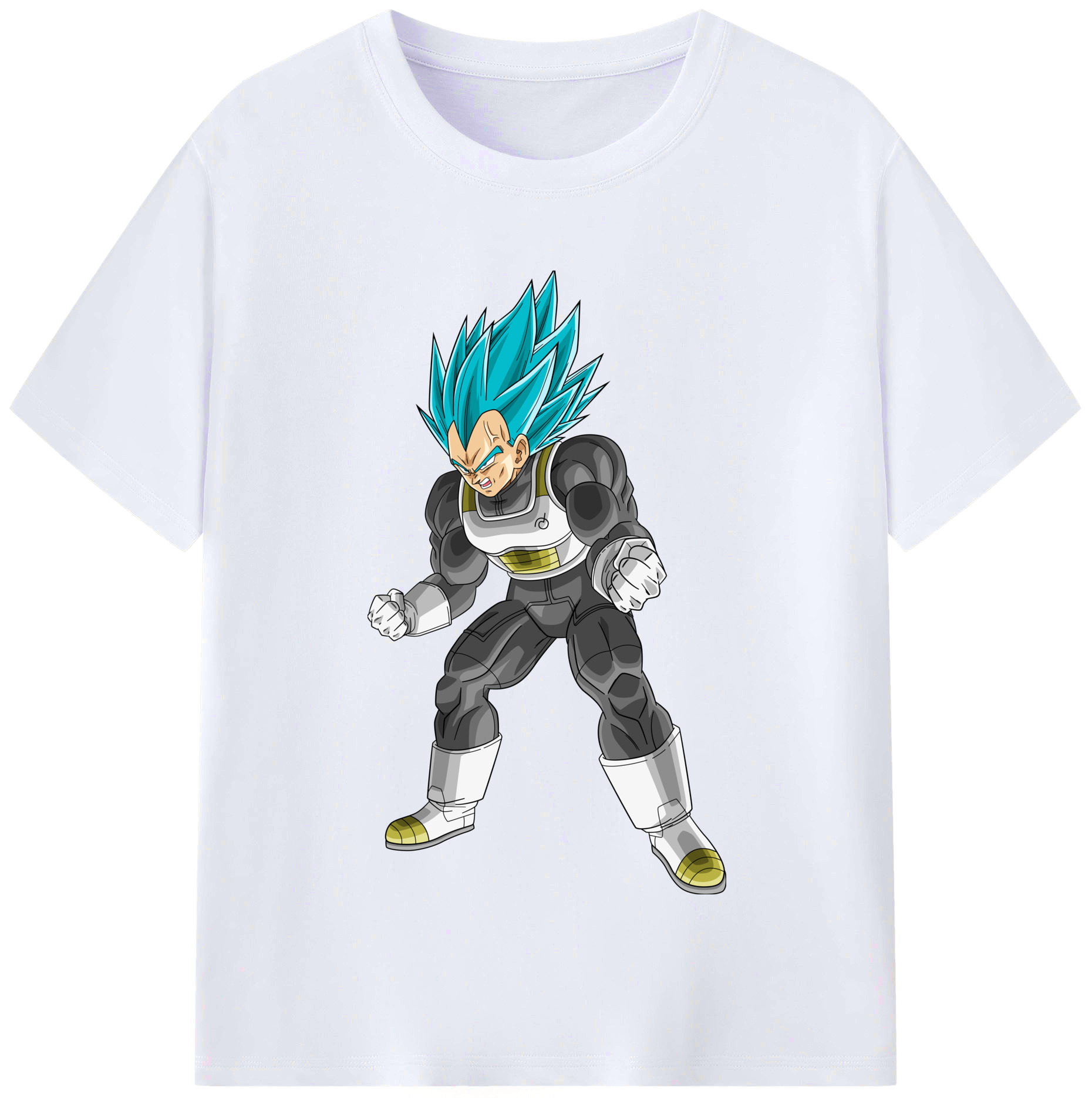 （画像用） ドラゴンボール ベジータ四世（Bejīta Yonsei）DRAGON BALL Vegeta IV レディースカジュアルプリントTシャツ（綿100％）