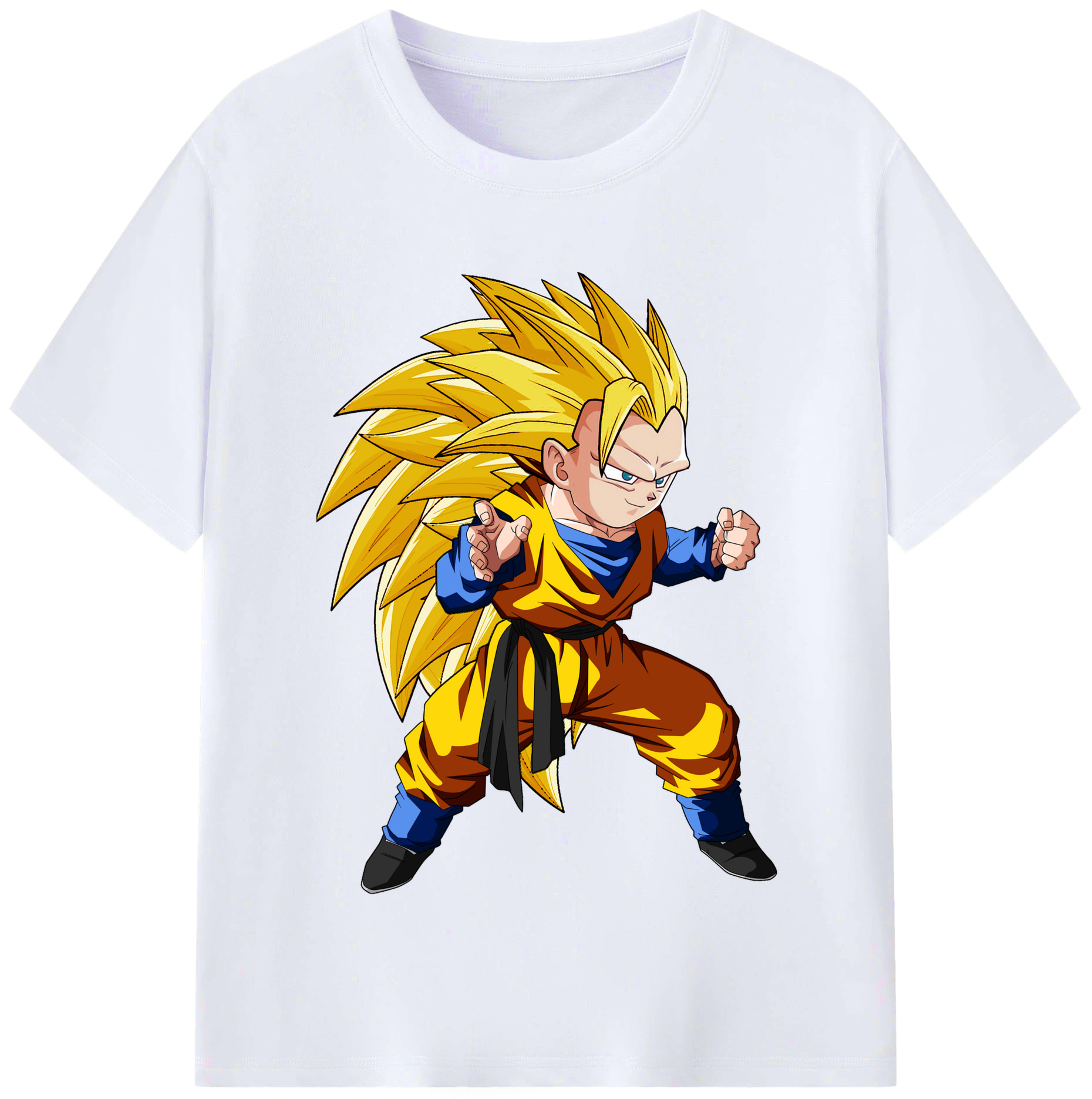 （画像用） ドラゴンボール ベジータ四世（Bejīta Yonsei）DRAGON BALL Vegeta IV レディースカジュアルプリントTシャツ（綿100％）