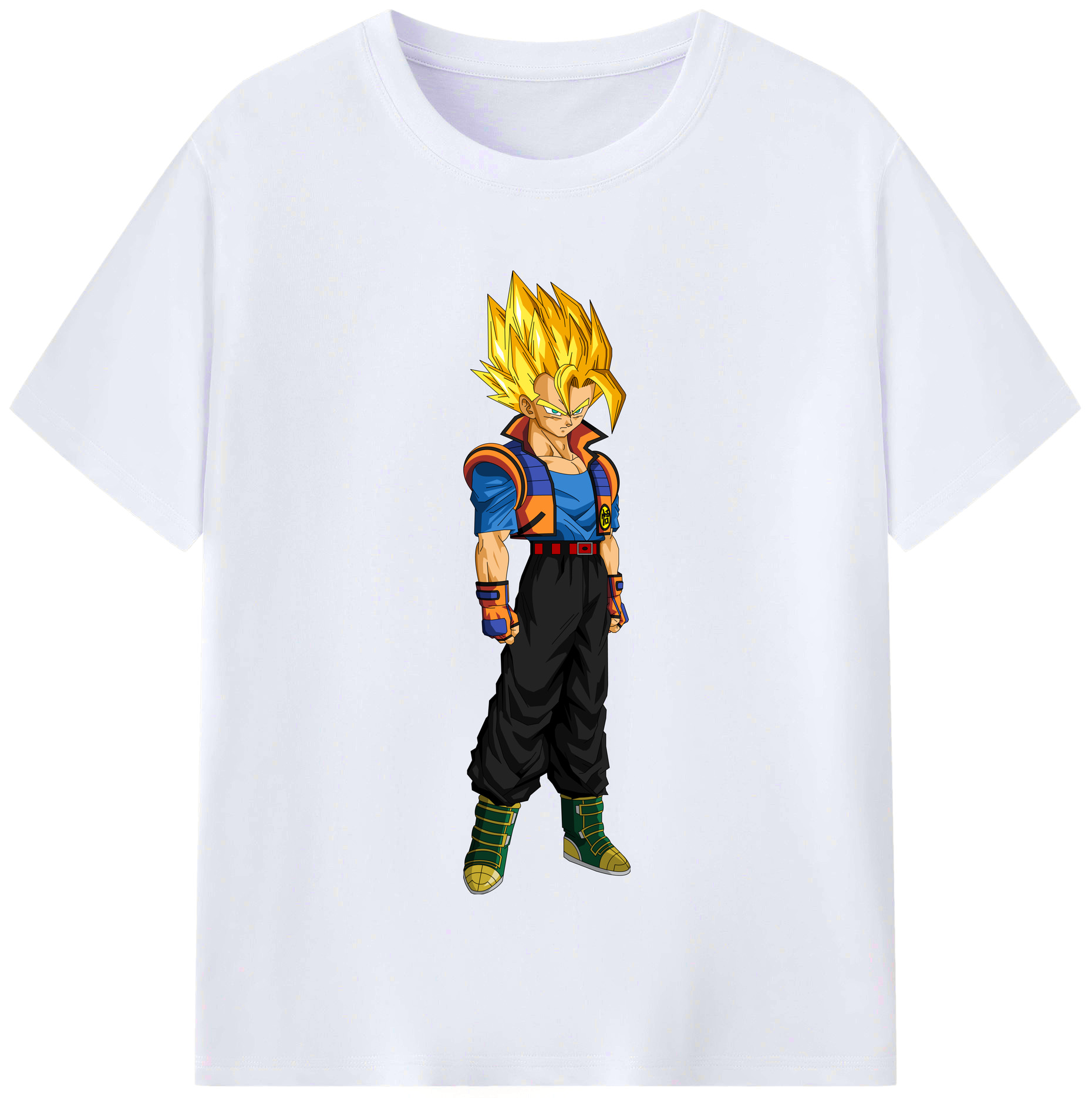 （画像用） ドラゴンボール ベジータ四世（Bejīta Yonsei）DRAGON BALL Vegeta IV レディースカジュアルプリントTシャツ（綿100％）