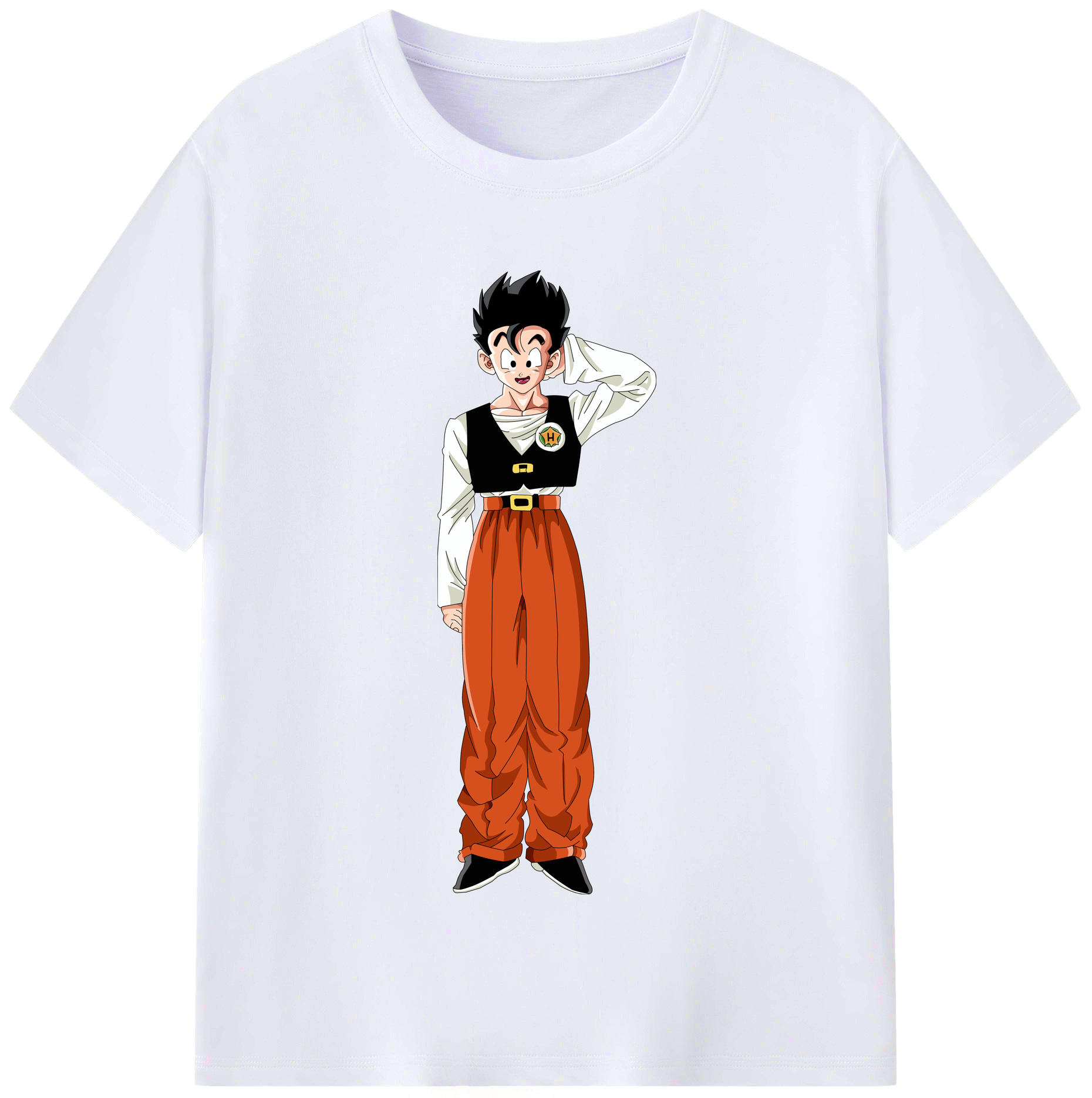 （画像用） ドラゴンボール 孫 悟飯（そんごはん）DRAGON BALL Son Gohan レディースカジュアルプリントTシャツ（綿100％）