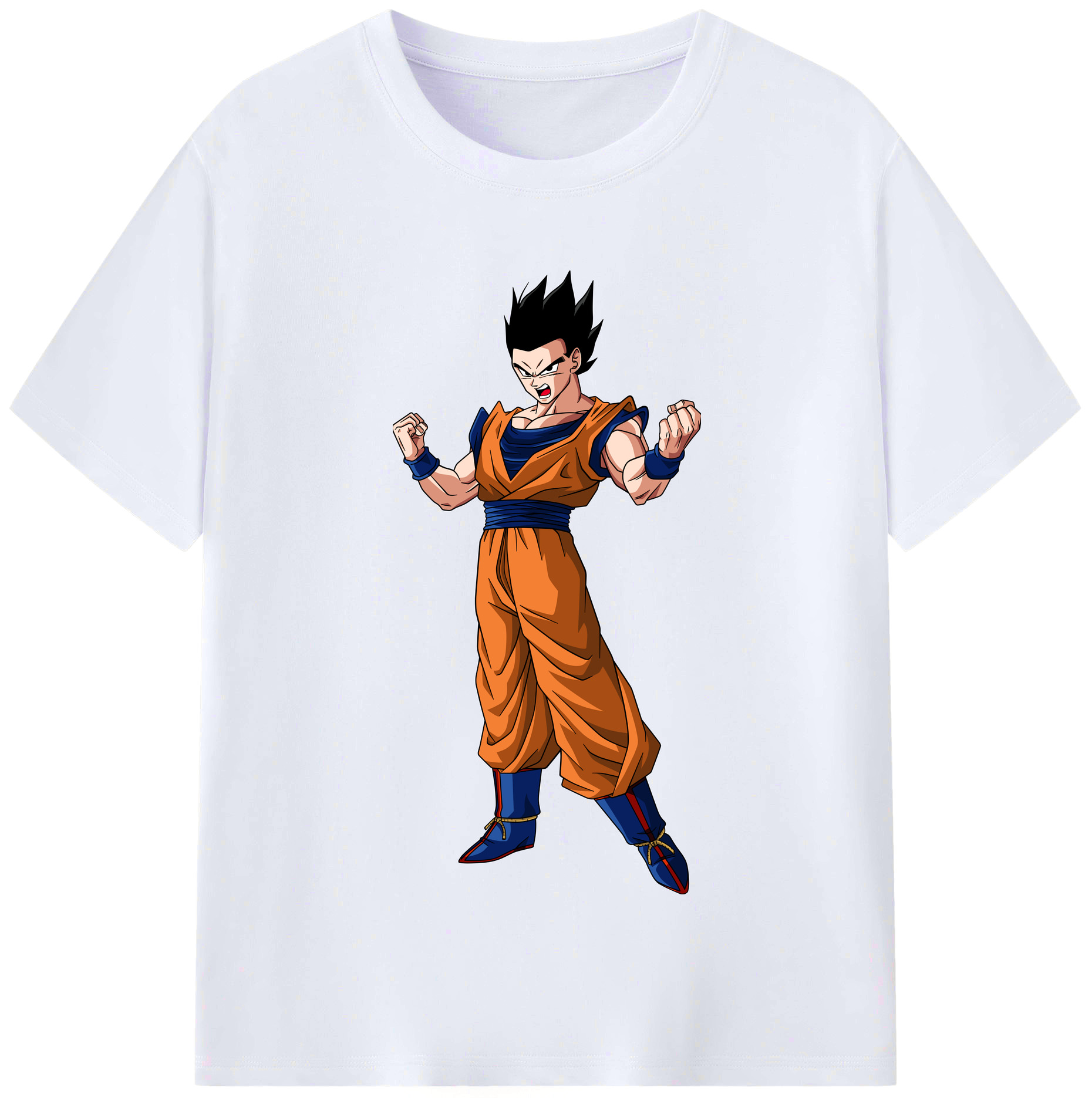 （画像用） ドラゴンボール 孫 悟飯（そんごはん）DRAGON BALL Son Gohan レディースカジュアルプリントTシャツ（綿100％）