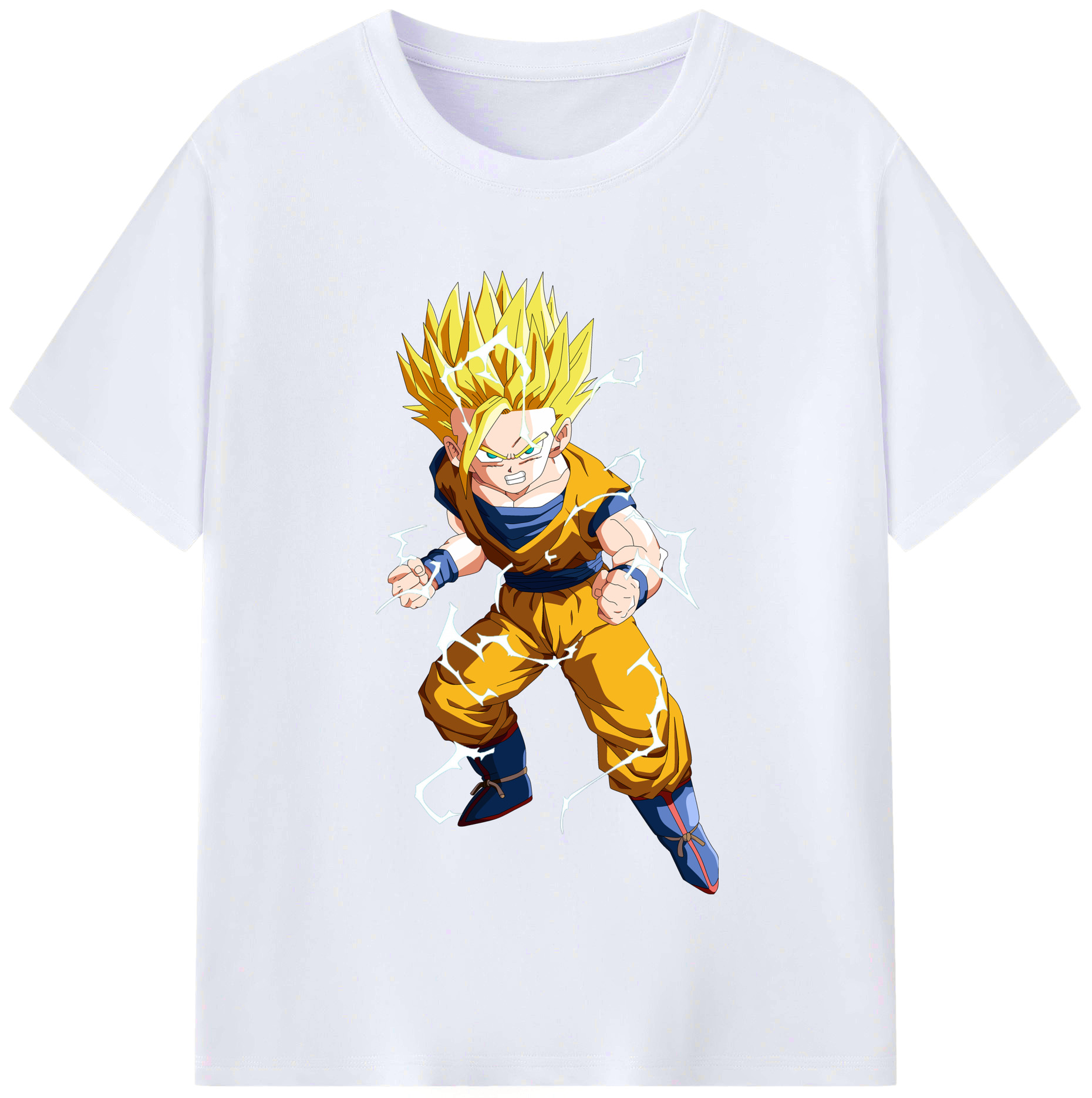 （画像用） ドラゴンボール 孫 悟飯（そんごはん）DRAGON BALL Son Gohan レディースカジュアルプリントTシャツ（綿100％）