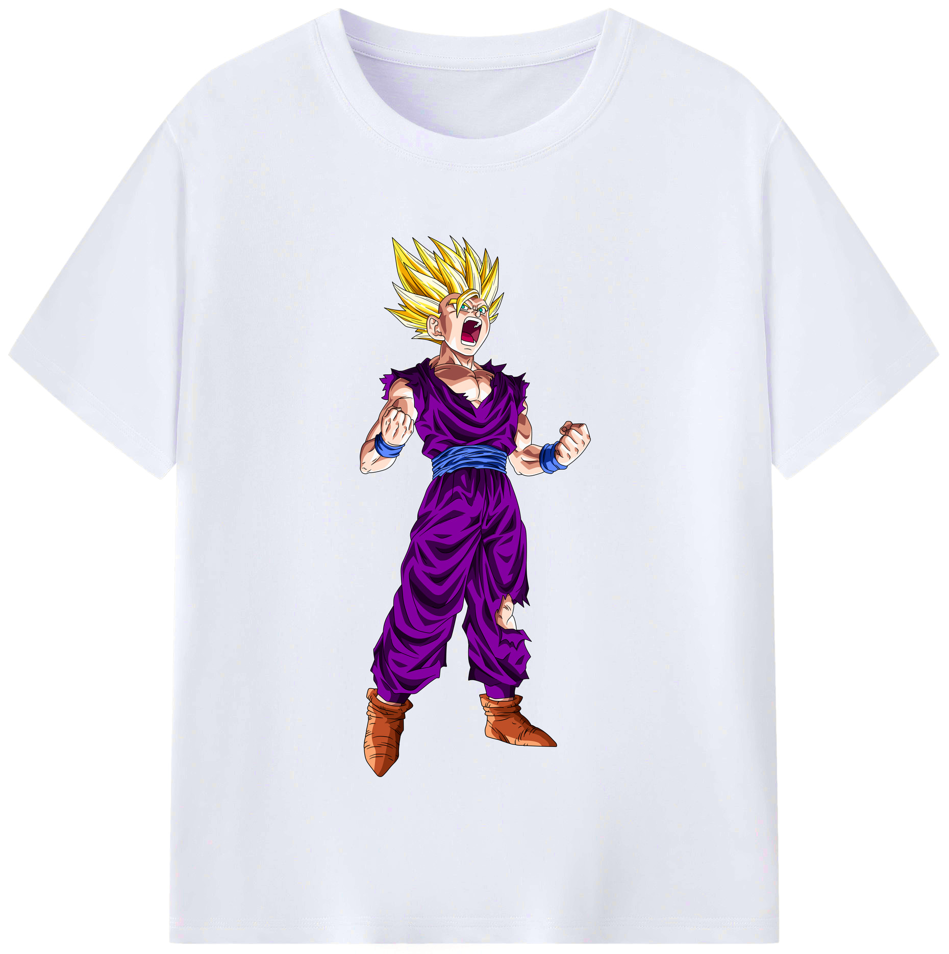 （画像用） ドラゴンボール 孫 悟飯（そんごはん）DRAGON BALL Son Gohan レディースカジュアルプリントTシャツ（綿100％）