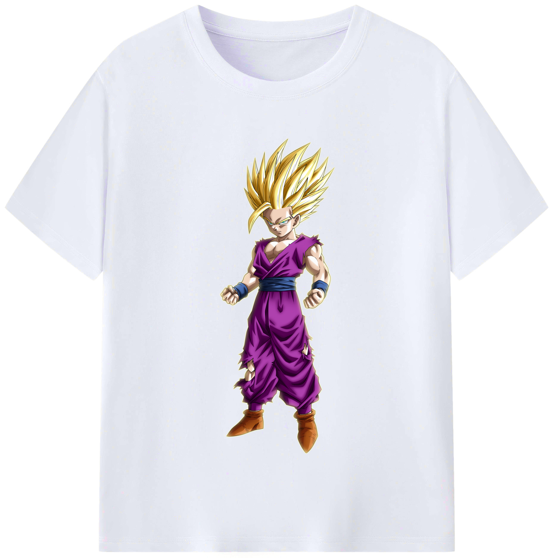 （画像用） ドラゴンボール 孫 悟飯（そんごはん）DRAGON BALL Son Gohan レディースカジュアルプリントTシャツ（綿100％）