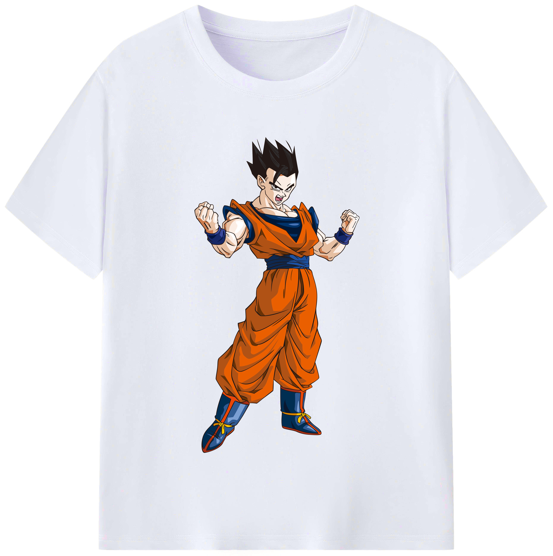 （画像用） ドラゴンボール 孫 悟飯（そんごはん）DRAGON BALL Son Gohan レディースカジュアルプリントTシャツ（綿100％）