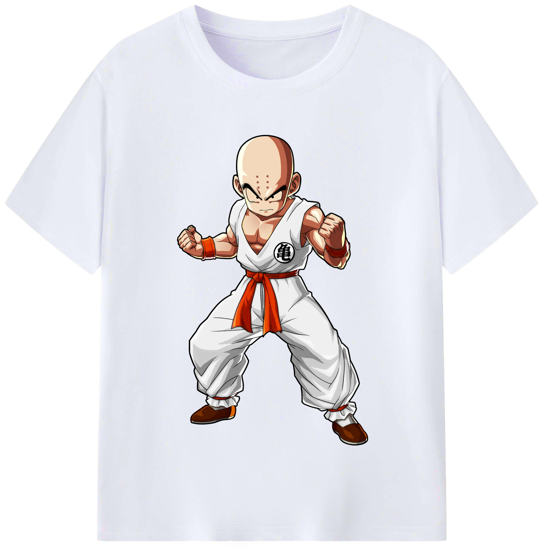 （画像用） ドラゴンボール クリリン DRAGON BALL krillin レディースカジュアルプリントTシャツ（綿100％）