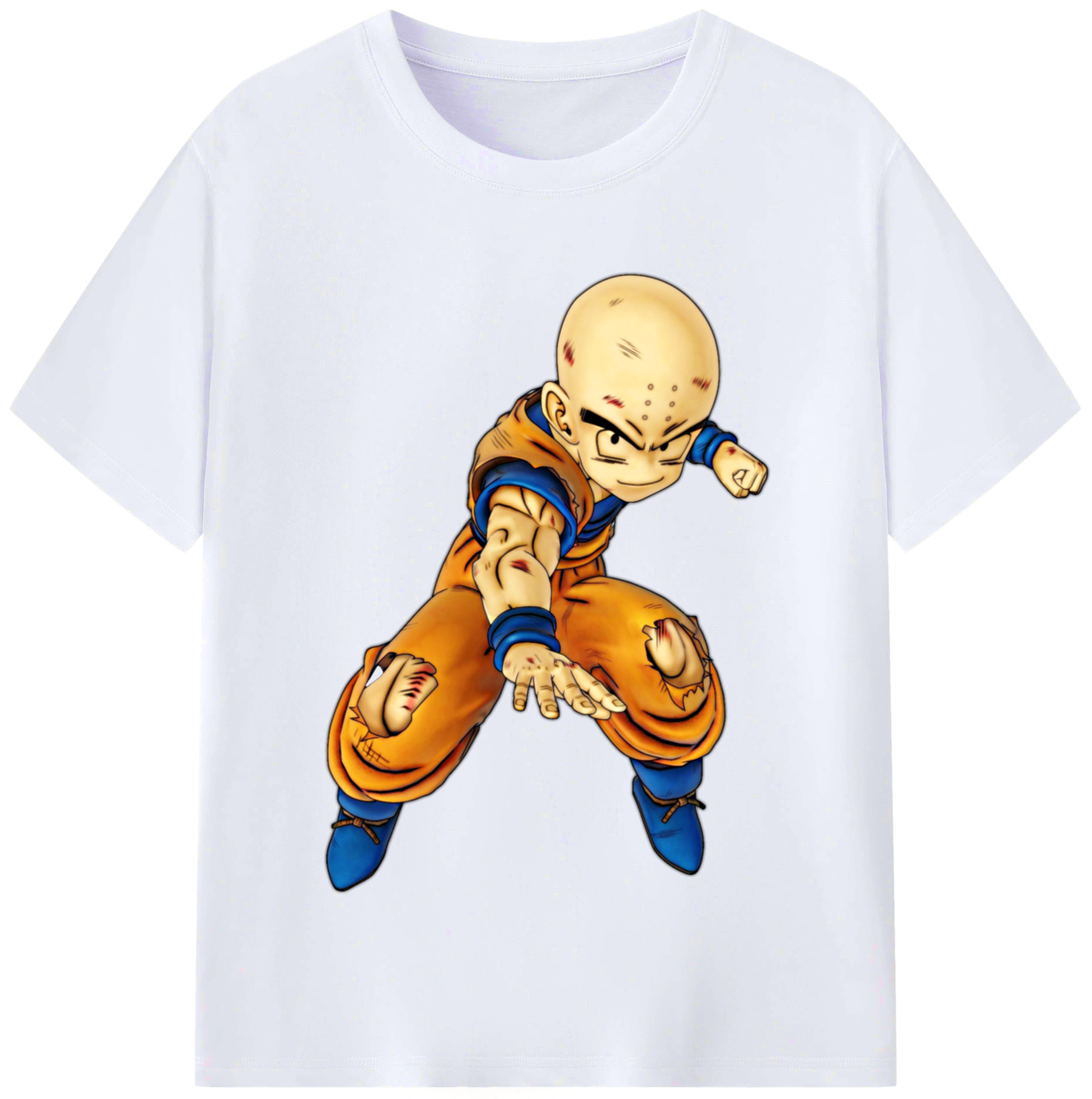 （画像用） ドラゴンボール クリリン DRAGON BALL krillin レディースカジュアルプリントTシャツ（綿100％）