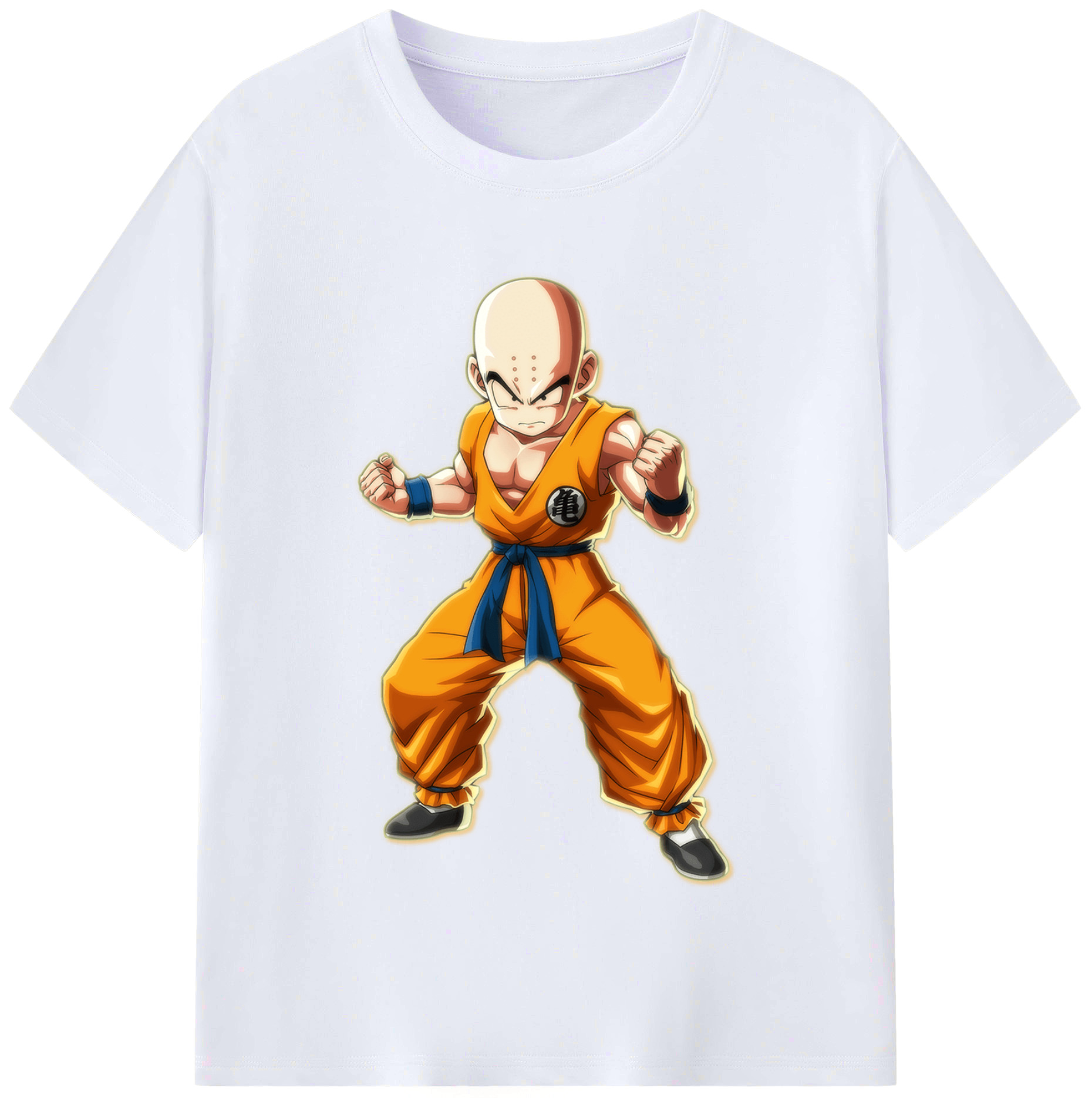 （画像用） ドラゴンボール クリリン DRAGON BALL krillin レディースカジュアルプリントTシャツ（綿100％）