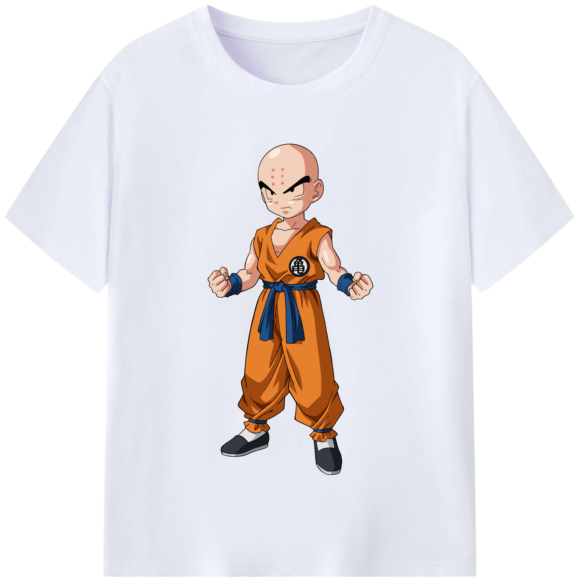 （画像用） ドラゴンボール クリリン DRAGON BALL krillin レディースカジュアルプリントTシャツ（綿100％）