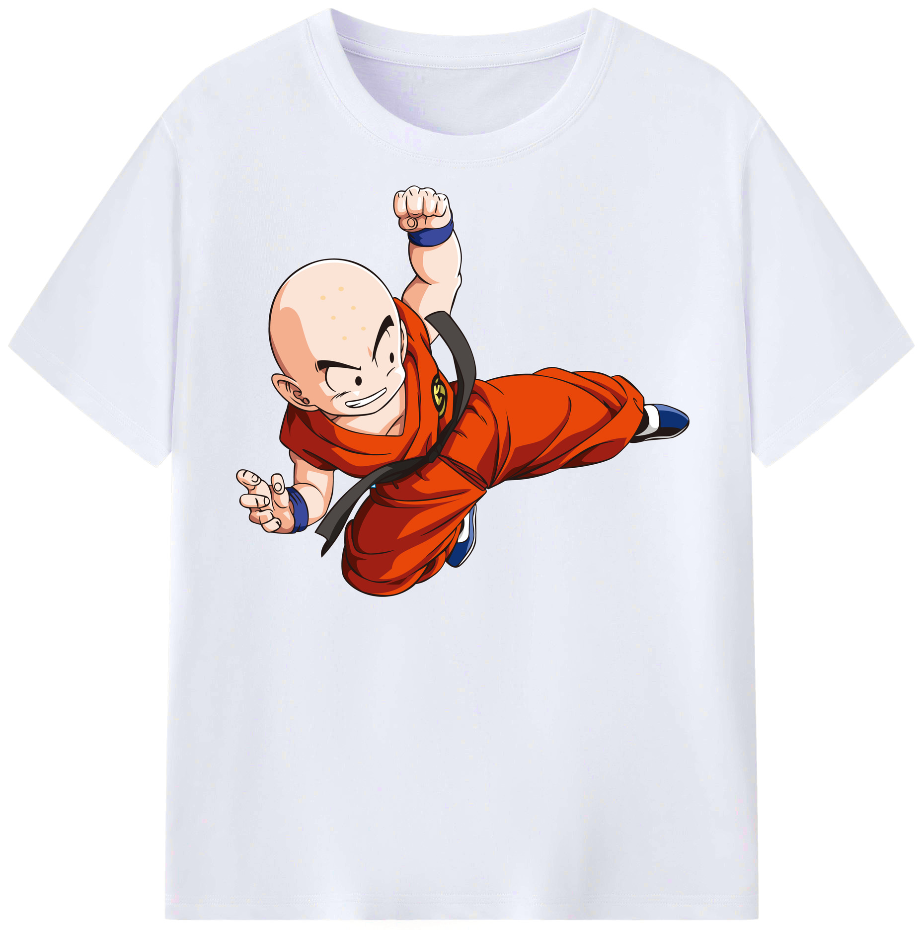（画像用） ドラゴンボール クリリン DRAGON BALL krillin レディースカジュアルプリントTシャツ（綿100％）