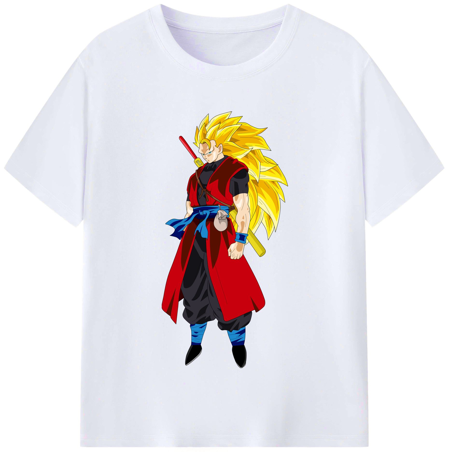 （画像用） ドラゴンボール トランクス（Torankusu）DRAGON BALL Trunks レディースカジュアルプリントTシャツ（綿100％）