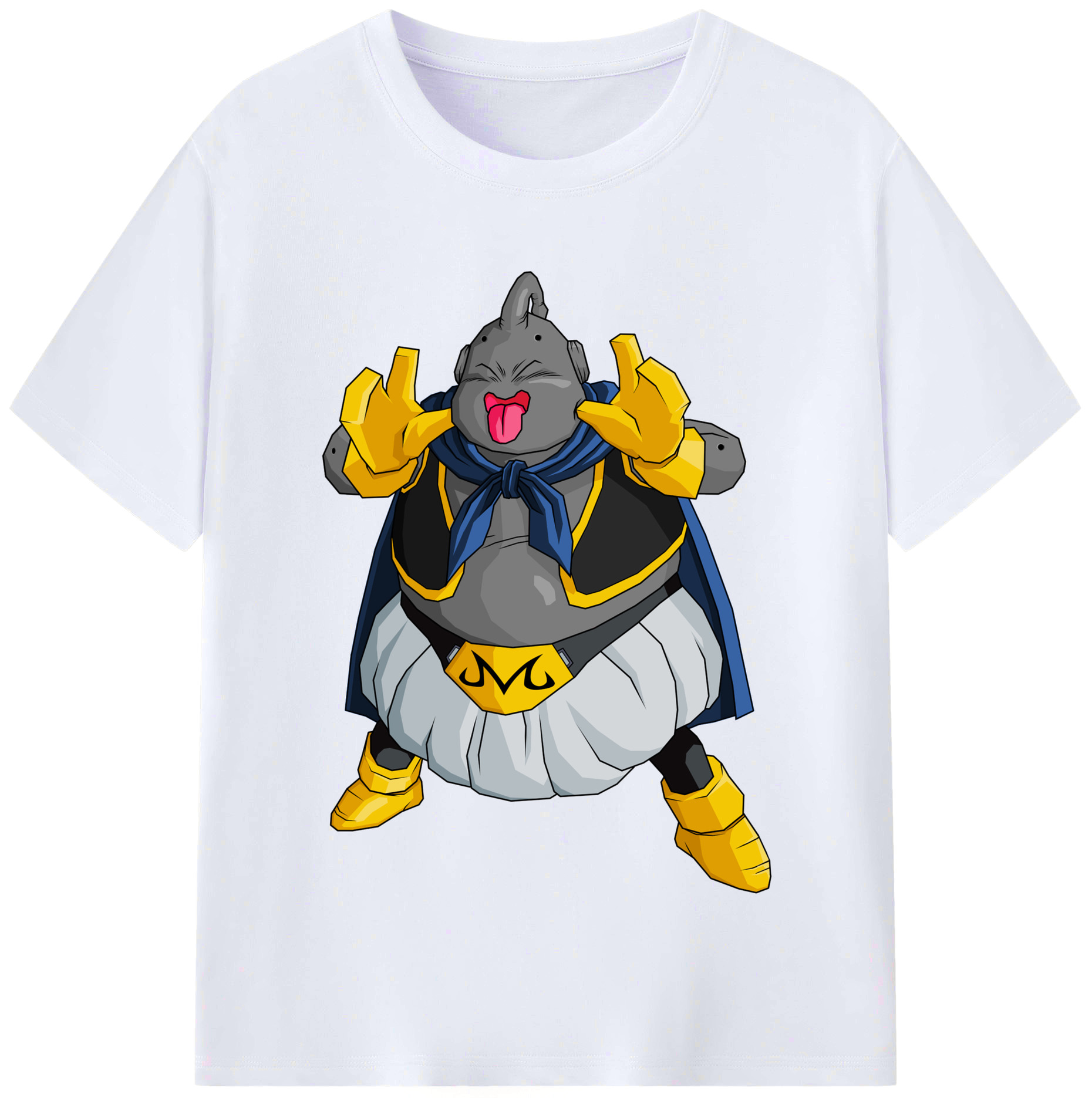 （画像用） ドラゴンボール 魔人ブウ DRAGON BALL Majin Buu レディースカジュアルプリントTシャツ（綿100％）