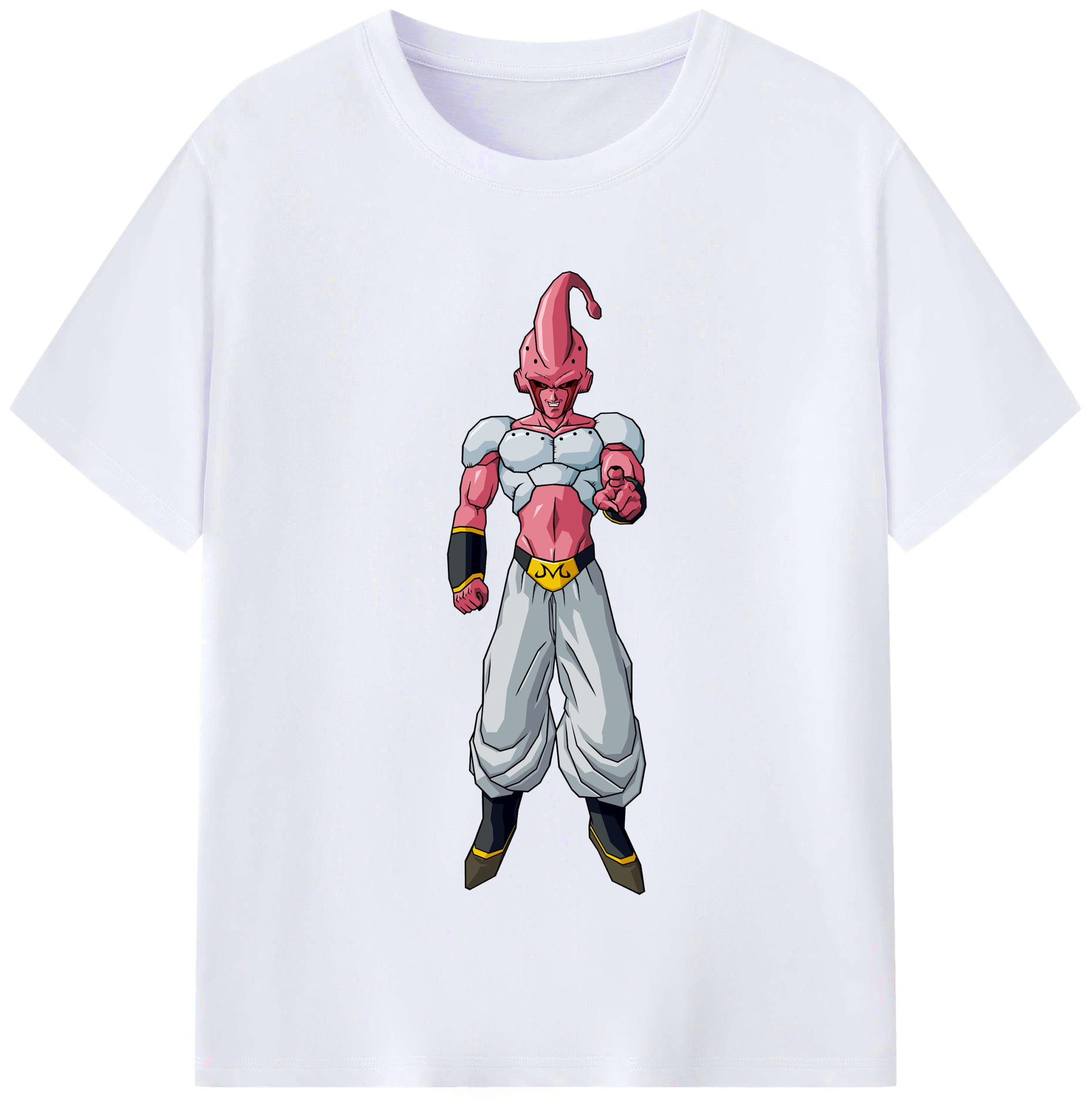 （画像用） ドラゴンボール 魔人ブウ DRAGON BALL Majin Buu レディースカジュアルプリントTシャツ（綿100％）