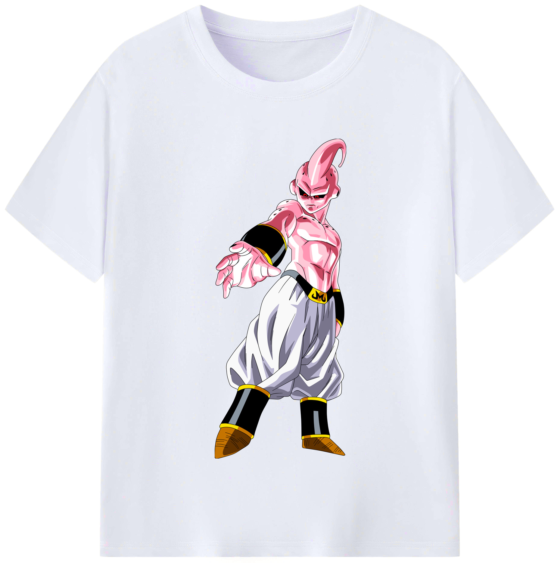 （画像用） ドラゴンボール 魔人ブウ DRAGON BALL Majin Buu レディースカジュアルプリントTシャツ（綿100％）