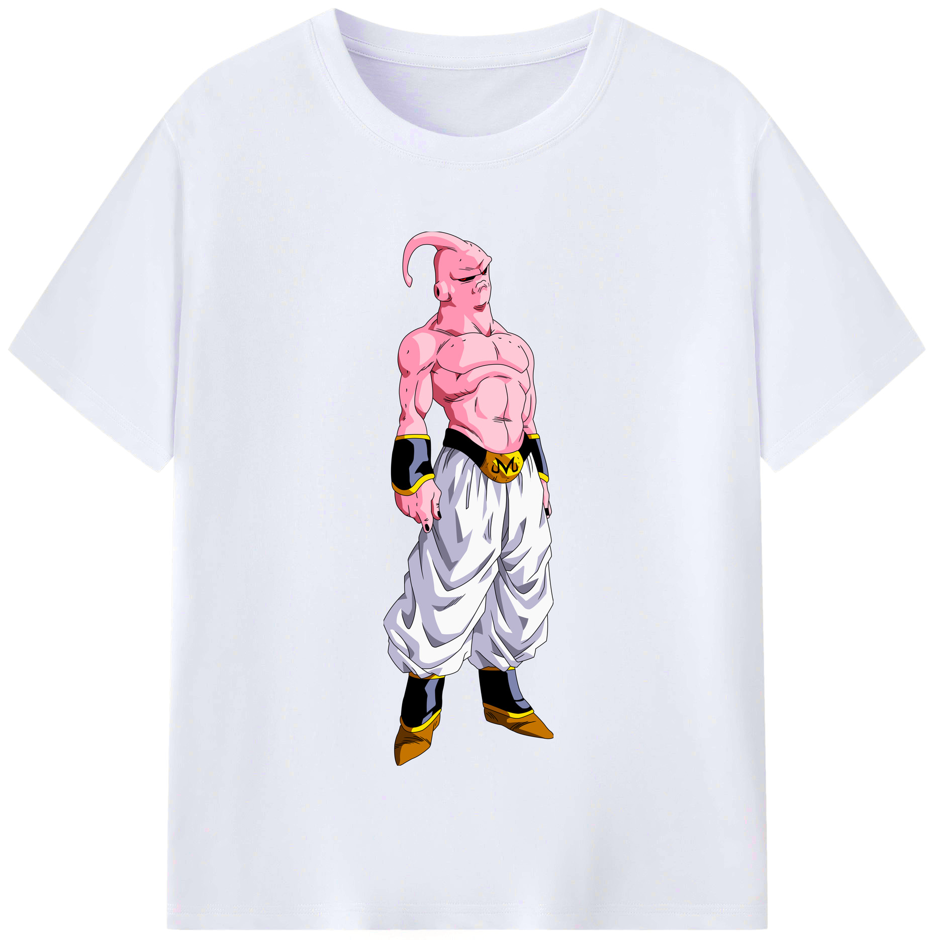 （画像用） ドラゴンボール 魔人ブウ DRAGON BALL Majin Buu レディースカジュアルプリントTシャツ（綿100％）