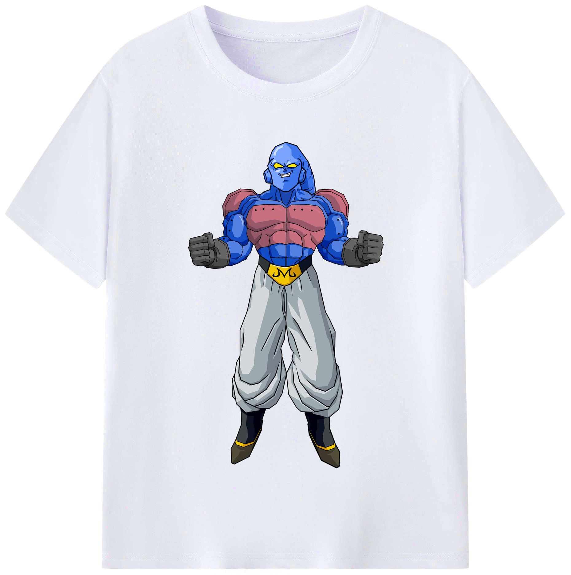 （画像用） ドラゴンボール 魔人ブウ DRAGON BALL Majin Buu レディースカジュアルプリントTシャツ（綿100％）