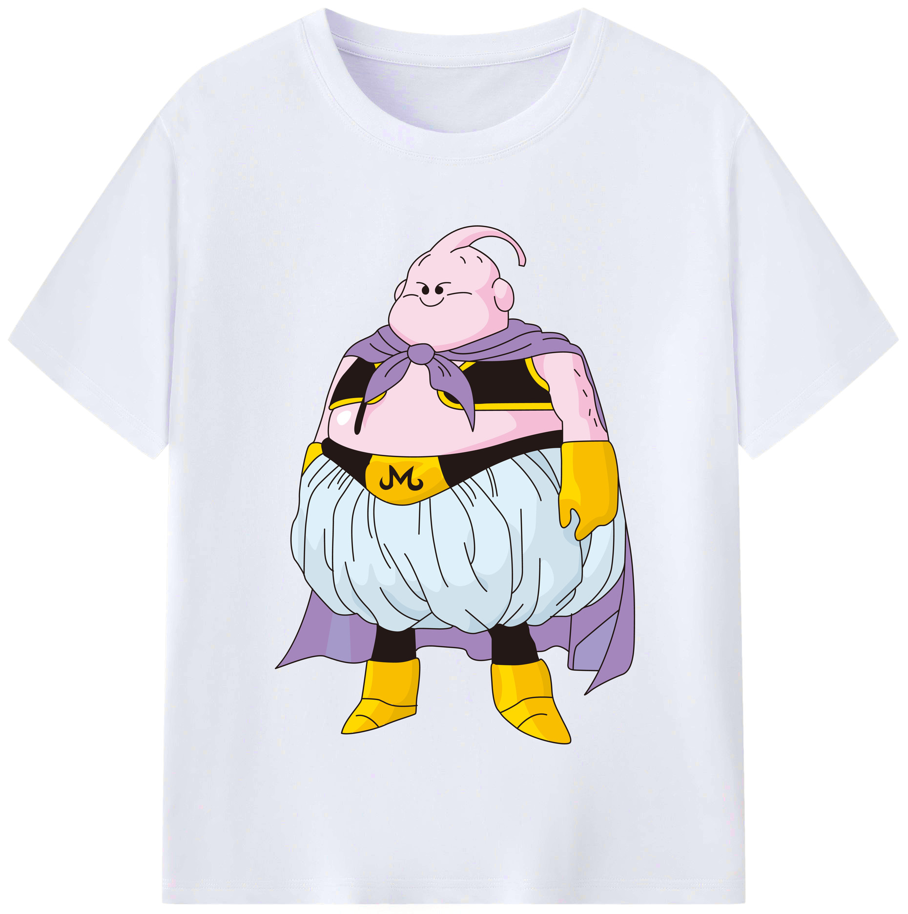 （画像用） ドラゴンボール 魔人ブウ DRAGON BALL Majin Buu レディースカジュアルプリントTシャツ（綿100％）