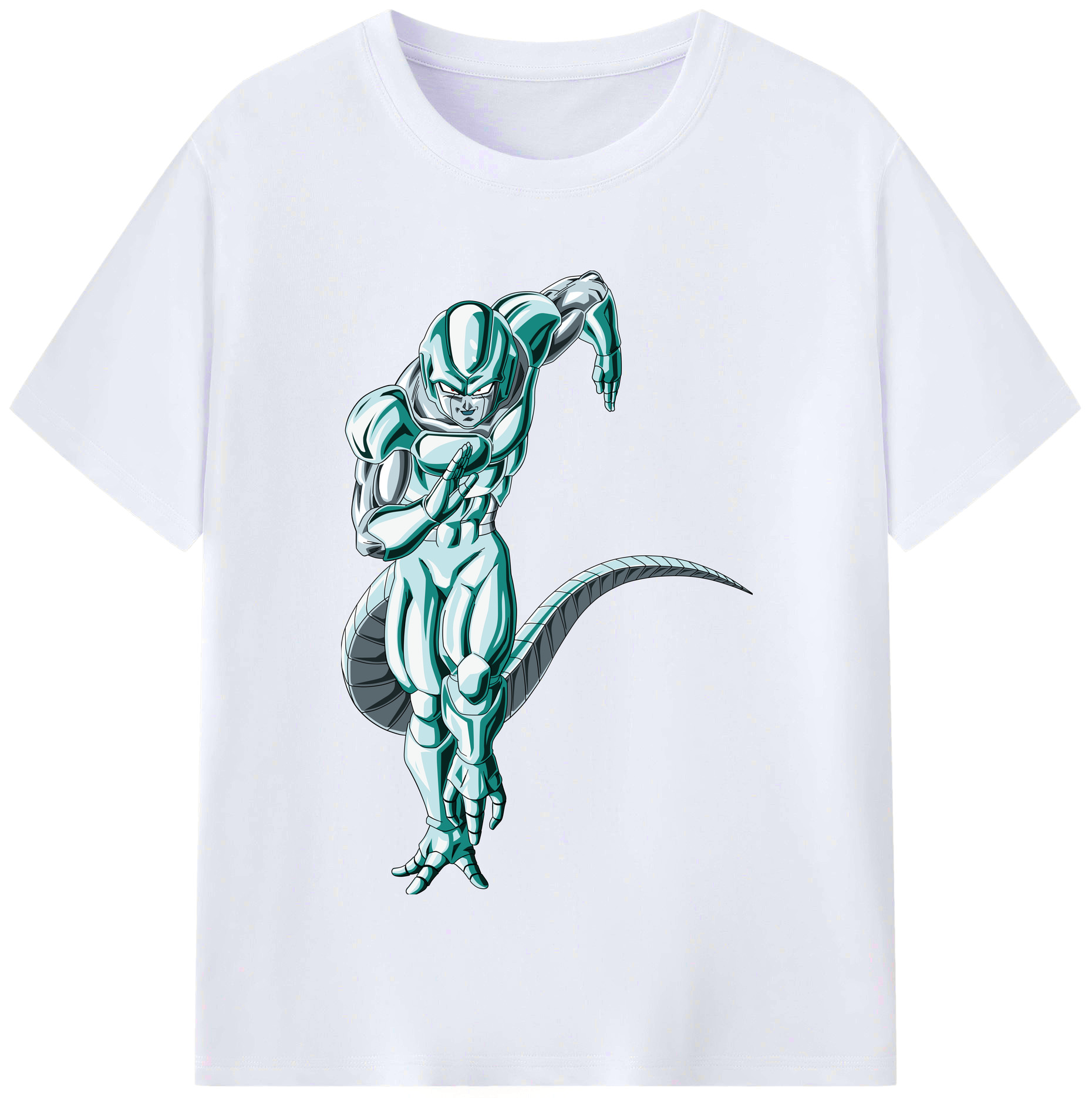 （画像用） ドラゴンボール フリーザ DRAGON BALL Frieza レディースカジュアルプリントTシャツ（綿100％）