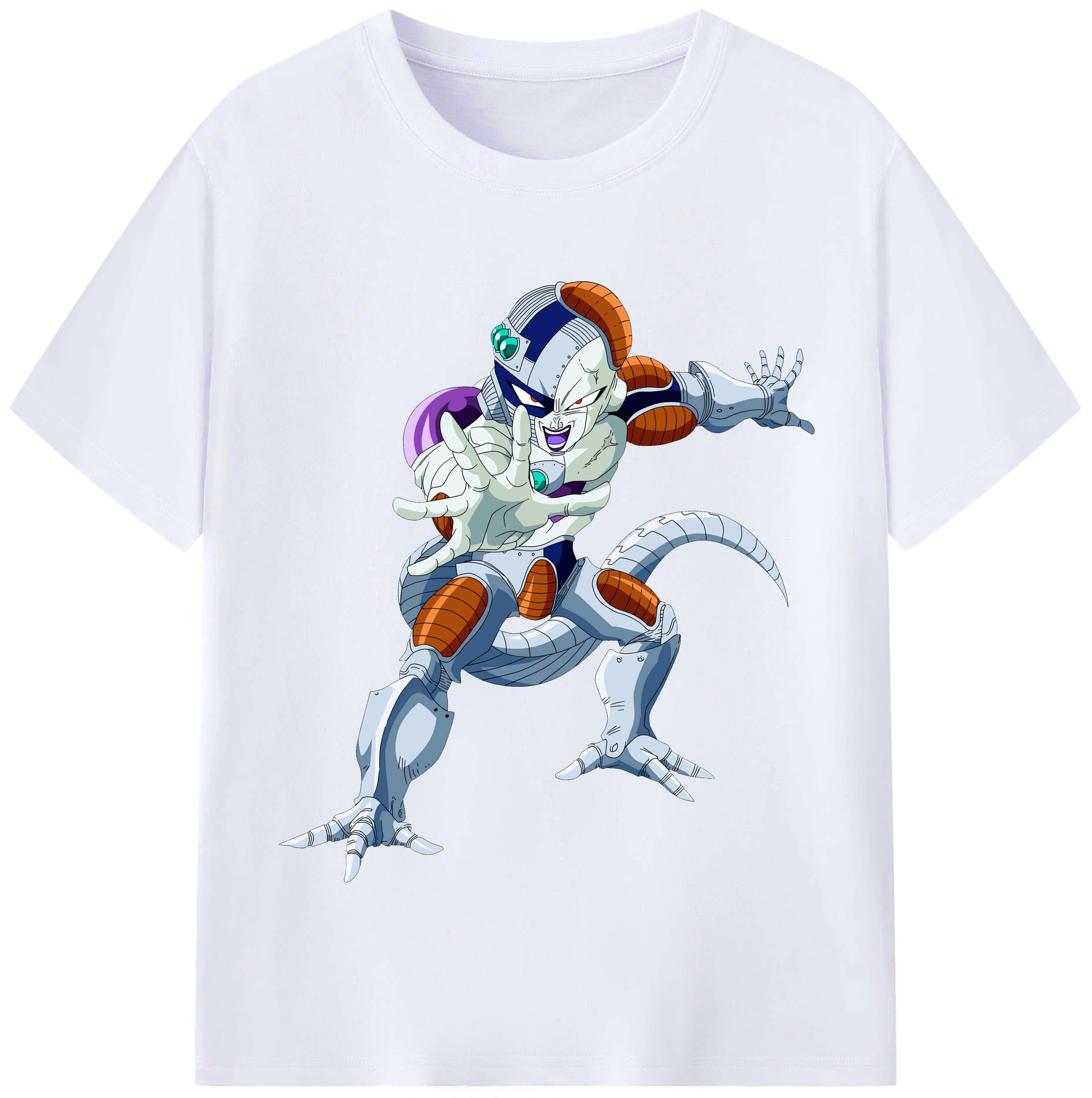 （画像用） ドラゴンボール フリーザ DRAGON BALL Frieza レディースカジュアルプリントTシャツ（綿100％）
