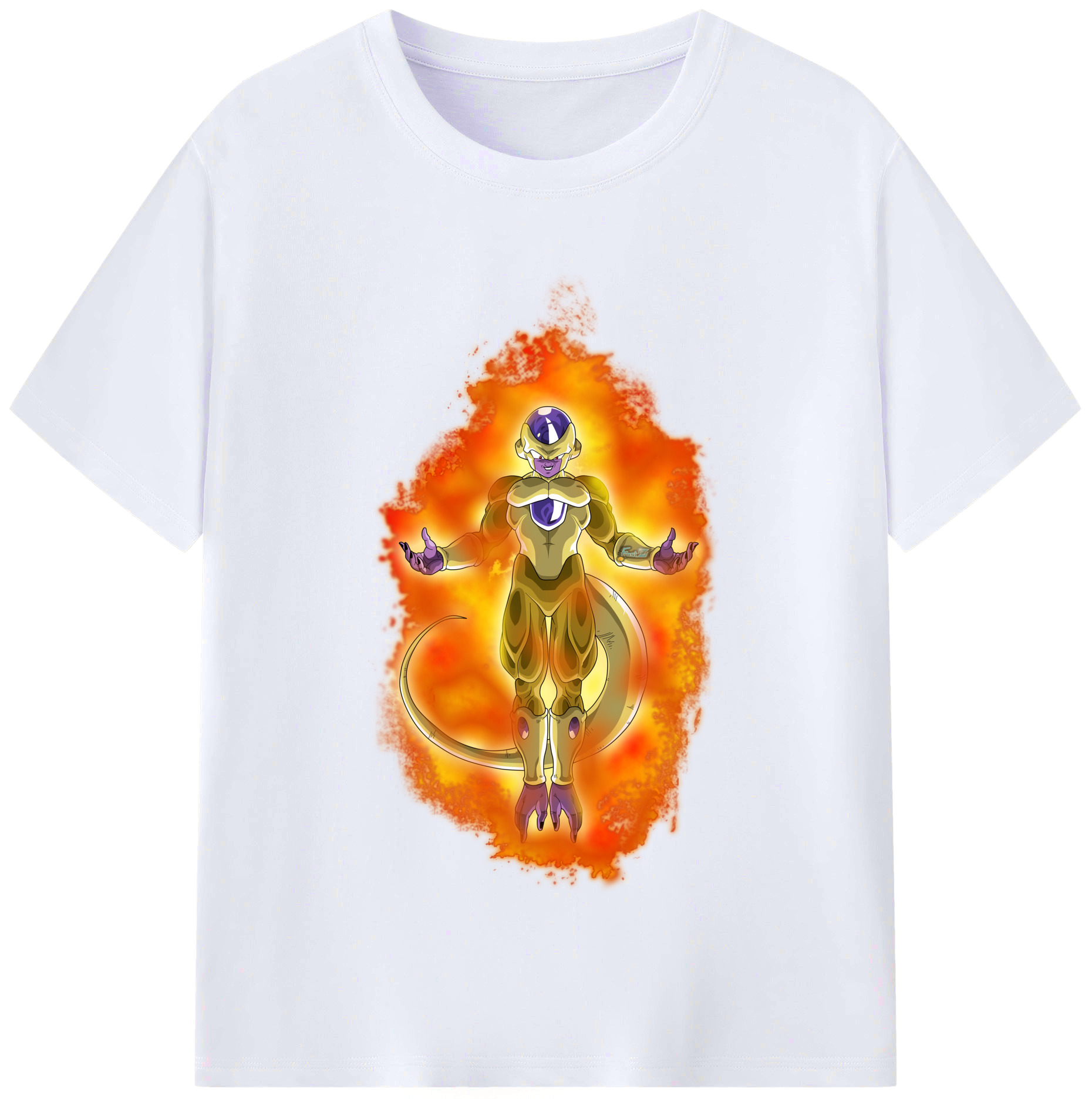 （画像用） ドラゴンボール フリーザ DRAGON BALL Frieza レディースカジュアルプリントTシャツ（綿100％）