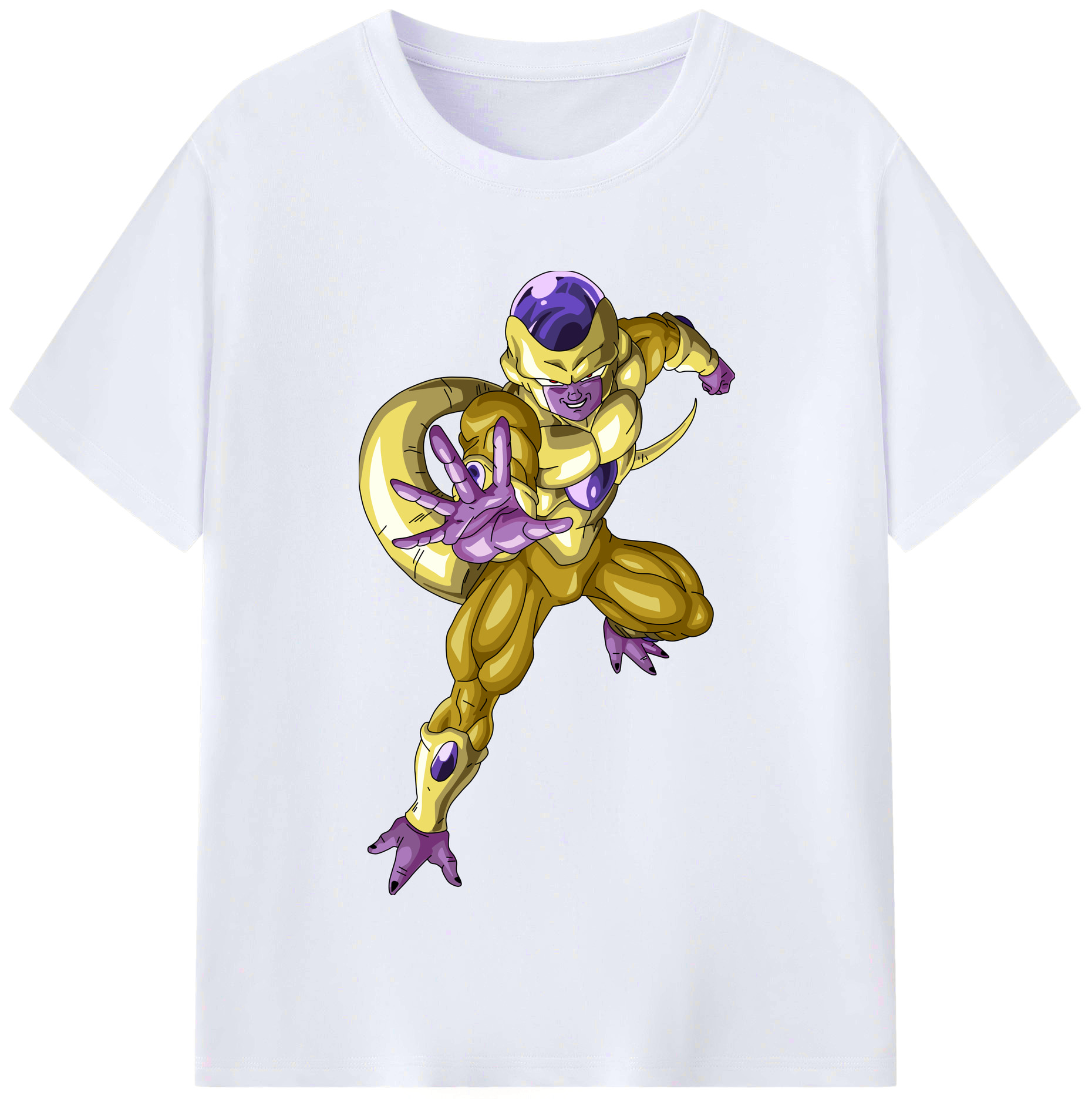 （画像用） ドラゴンボール フリーザ DRAGON BALL Frieza レディースカジュアルプリントTシャツ（綿100％）