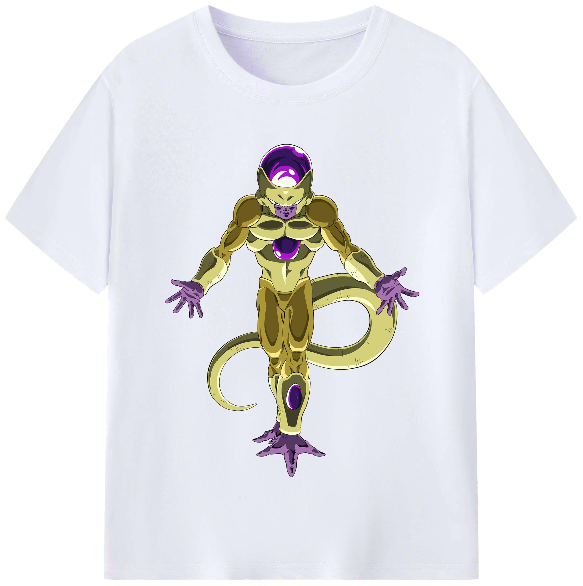 （画像用） ドラゴンボール フリーザ DRAGON BALL Frieza レディースカジュアルプリントTシャツ（綿100％）