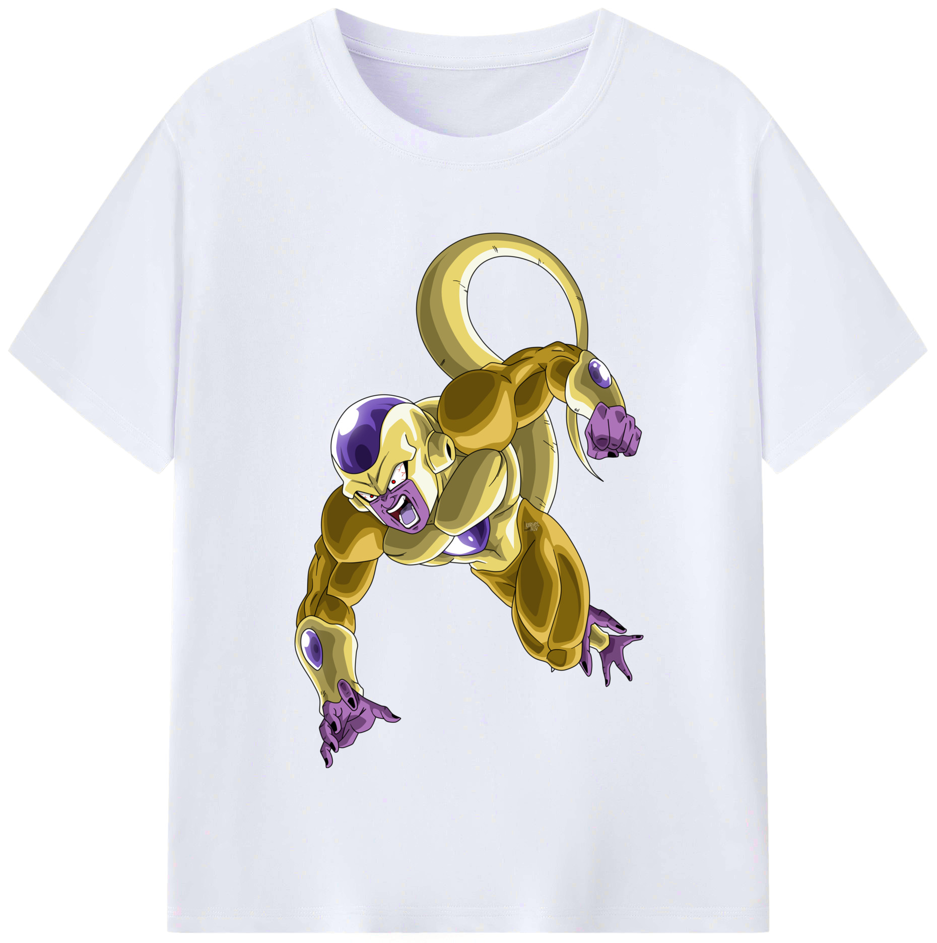 （画像用） ドラゴンボール フリーザ DRAGON BALL Frieza レディースカジュアルプリントTシャツ（綿100％）