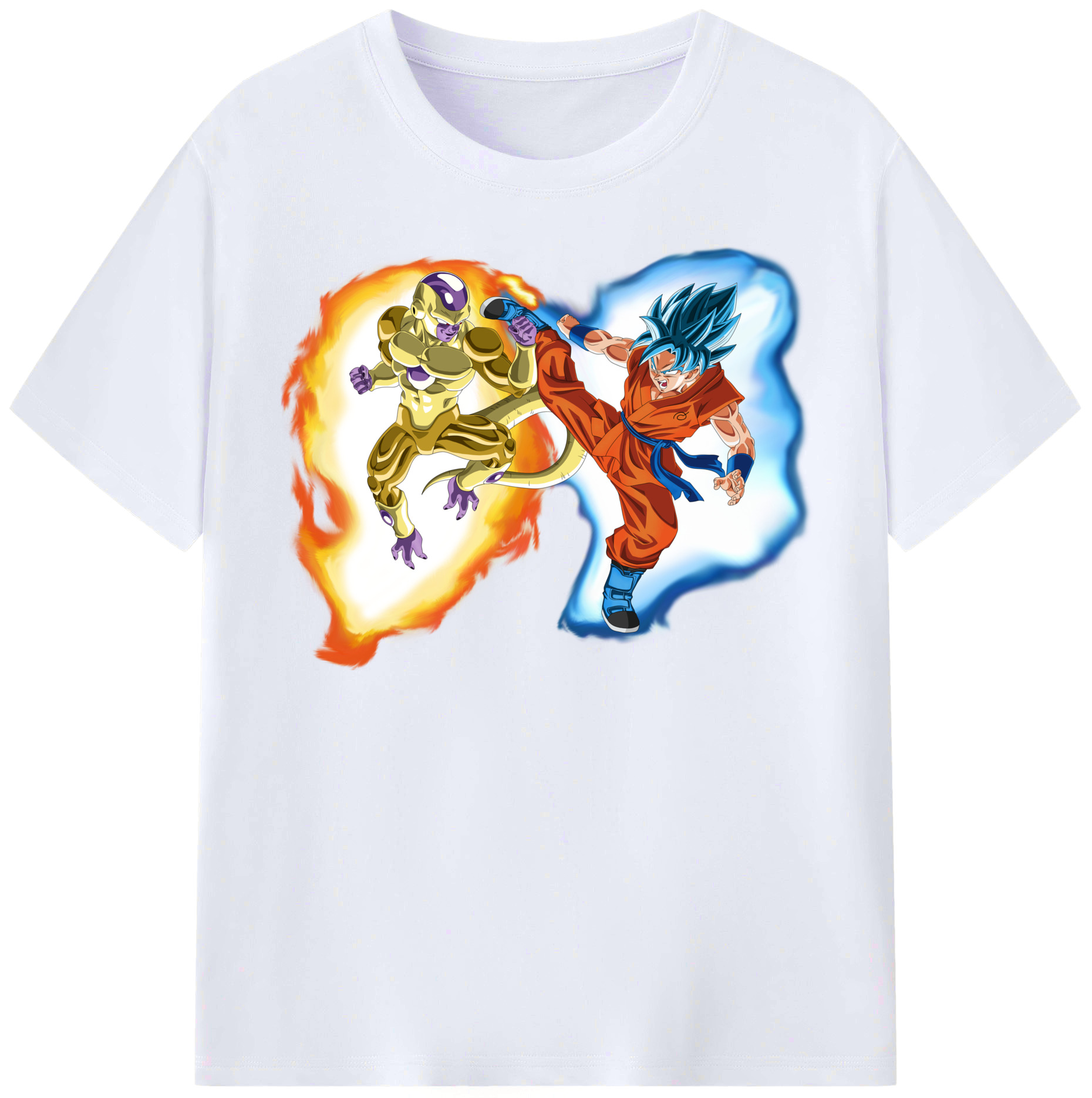 （画像用） ドラゴンボール フリーザ DRAGON BALL Frieza レディースカジュアルプリントTシャツ（綿100％）