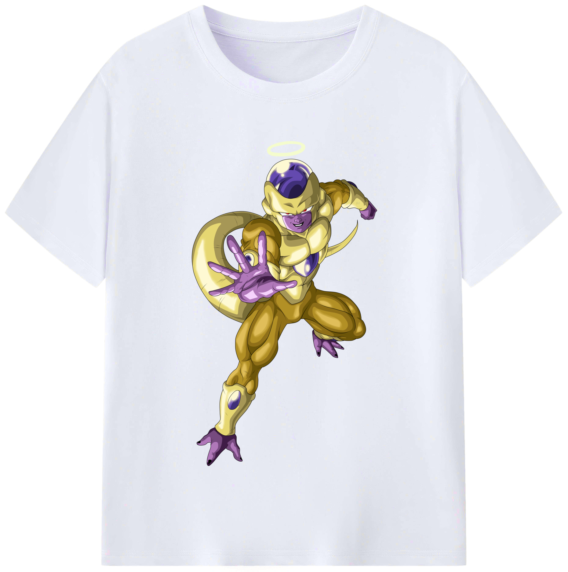 （画像用） ドラゴンボール フリーザ DRAGON BALL Frieza レディースカジュアルプリントTシャツ（綿100％）