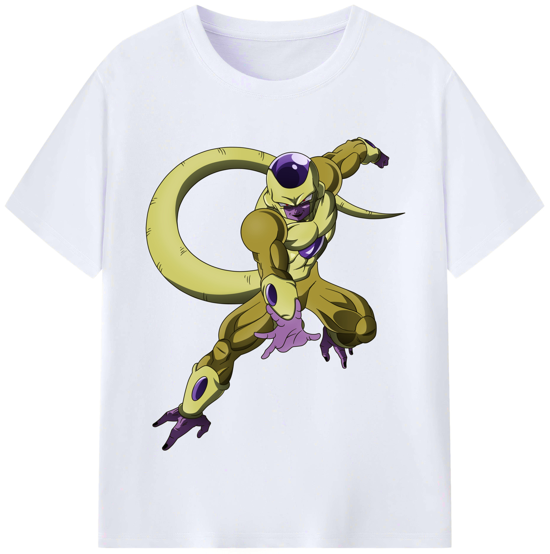 （画像用） ドラゴンボール フリーザ DRAGON BALL Frieza レディースカジュアルプリントTシャツ（綿100％）