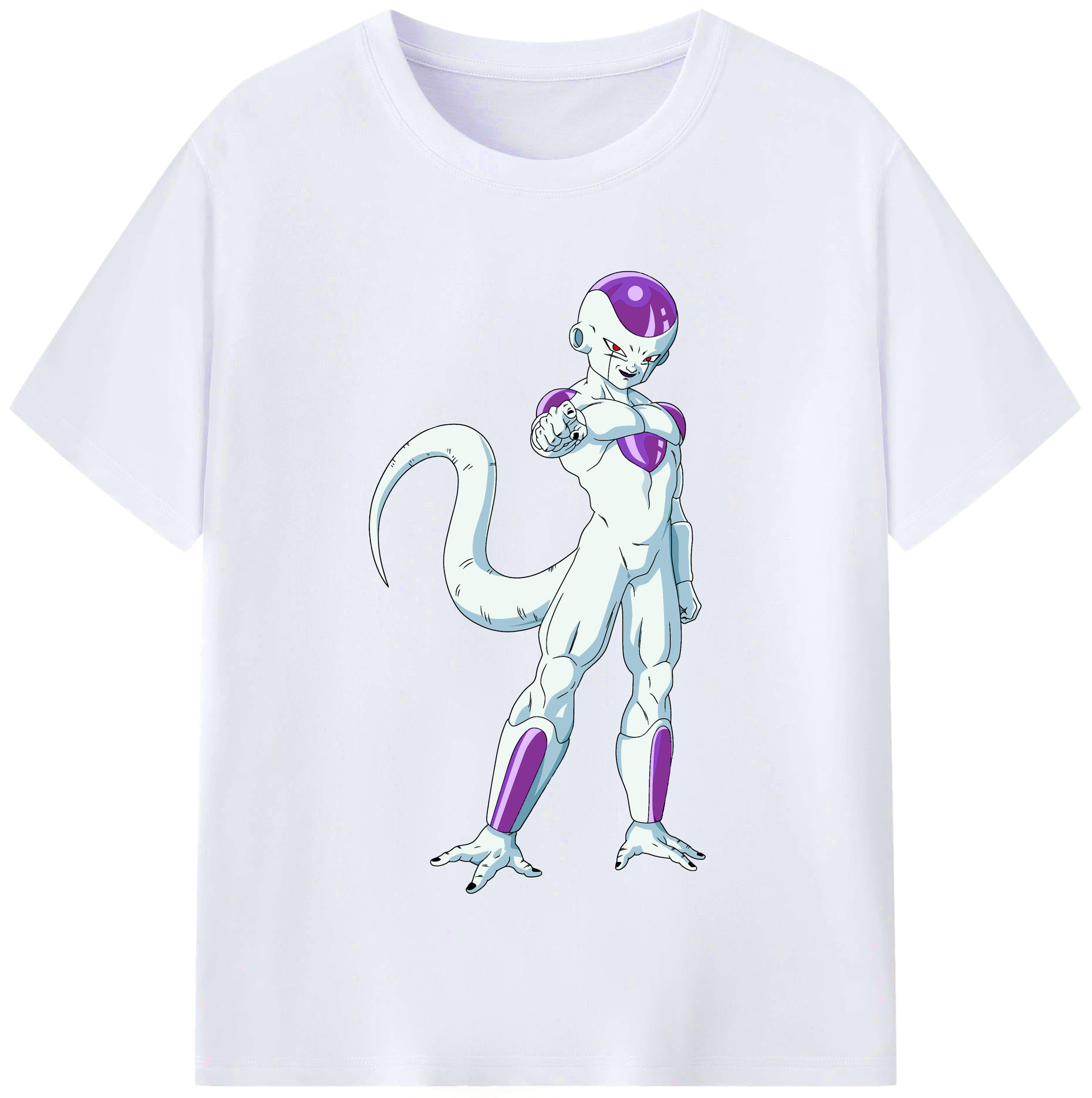 （画像用） ドラゴンボール フリーザ DRAGON BALL Frieza レディースカジュアルプリントTシャツ（綿100％）