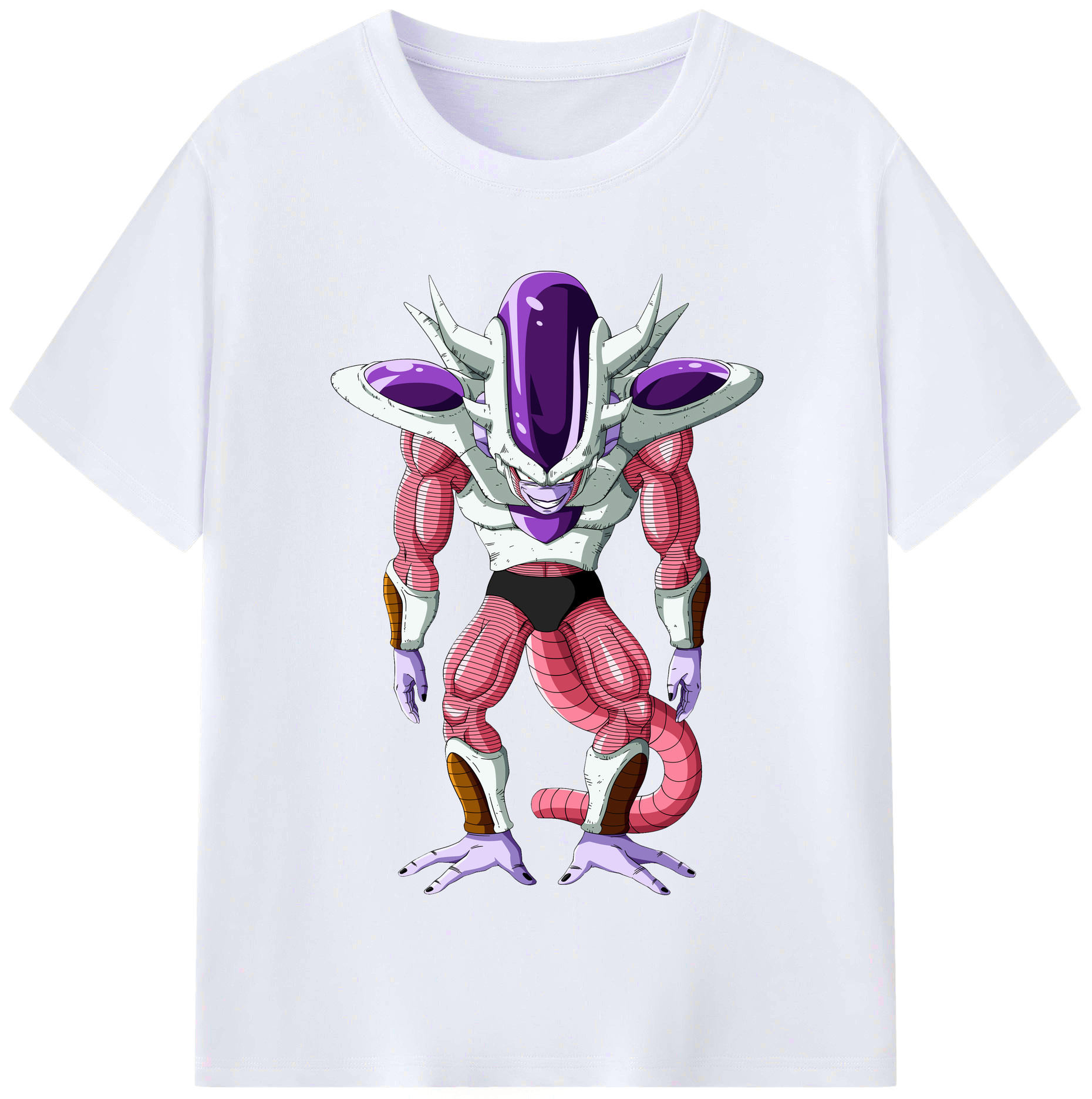 （画像用） ドラゴンボール フリーザ DRAGON BALL Frieza レディースカジュアルプリントTシャツ（綿100％）