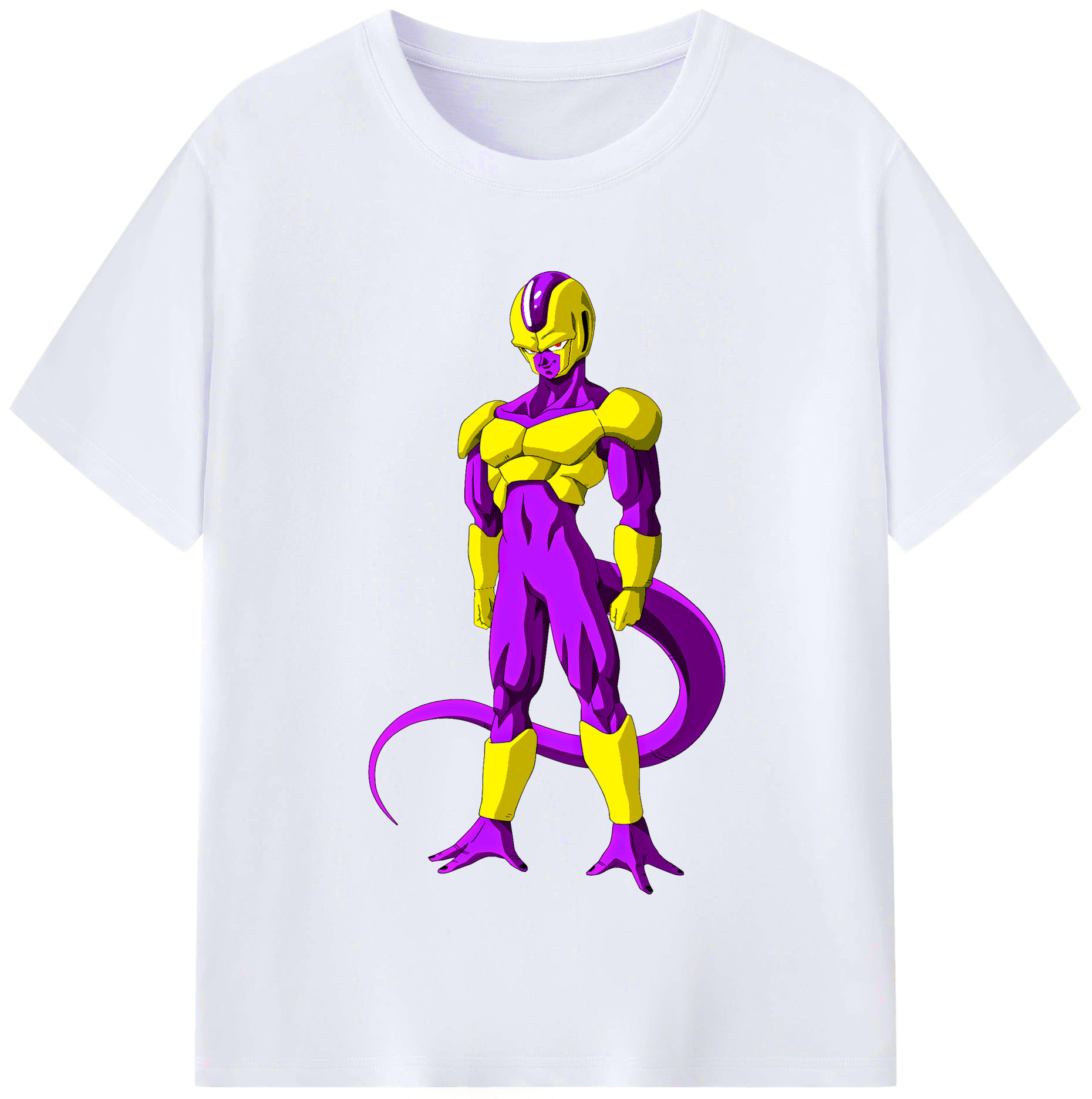 （画像用） ドラゴンボール フリーザ DRAGON BALL Frieza レディースカジュアルプリントTシャツ（綿100％）