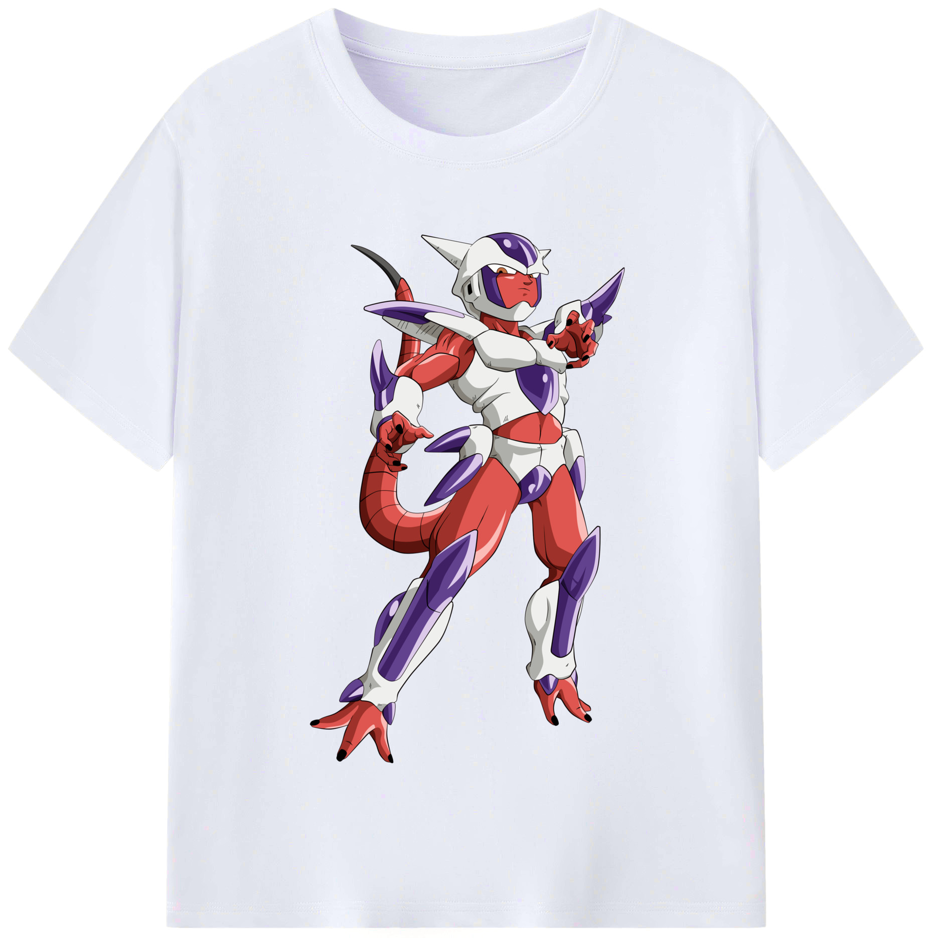 （画像用） ドラゴンボール フリーザ DRAGON BALL Frieza レディースカジュアルプリントTシャツ（綿100％）