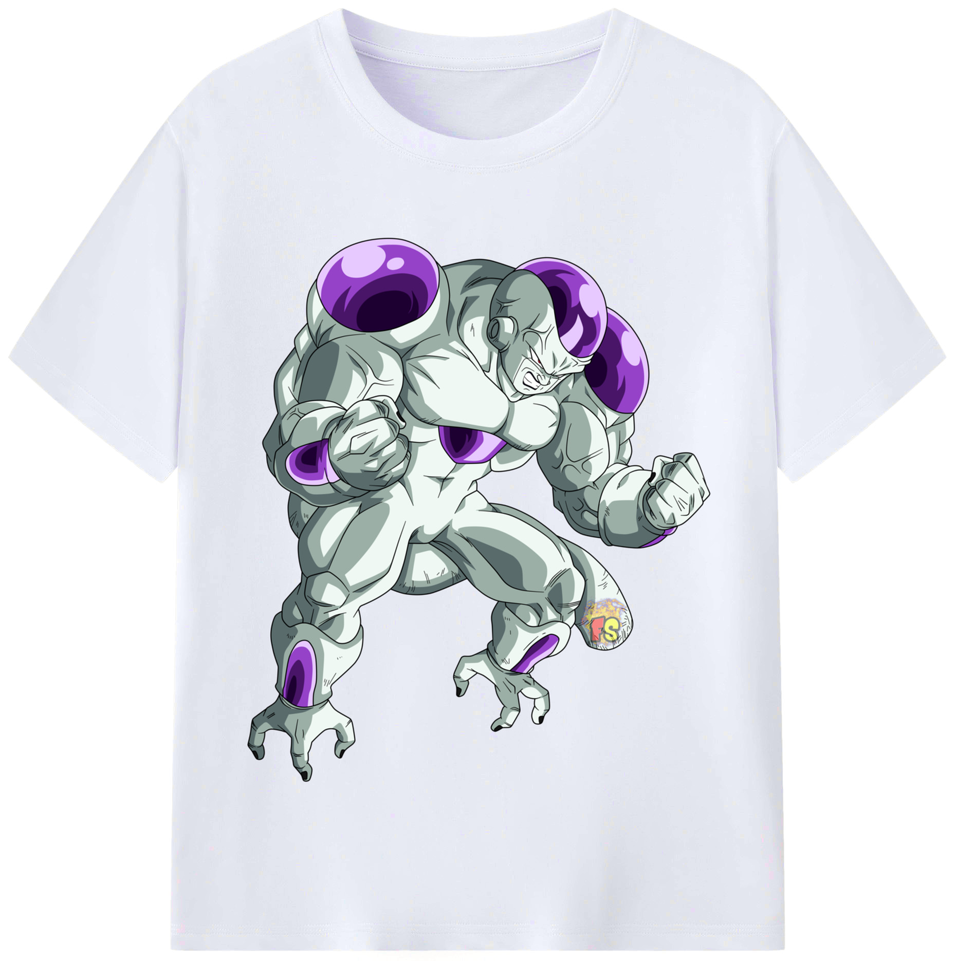 （画像用） ドラゴンボール フリーザ DRAGON BALL Frieza レディースカジュアルプリントTシャツ（綿100％）