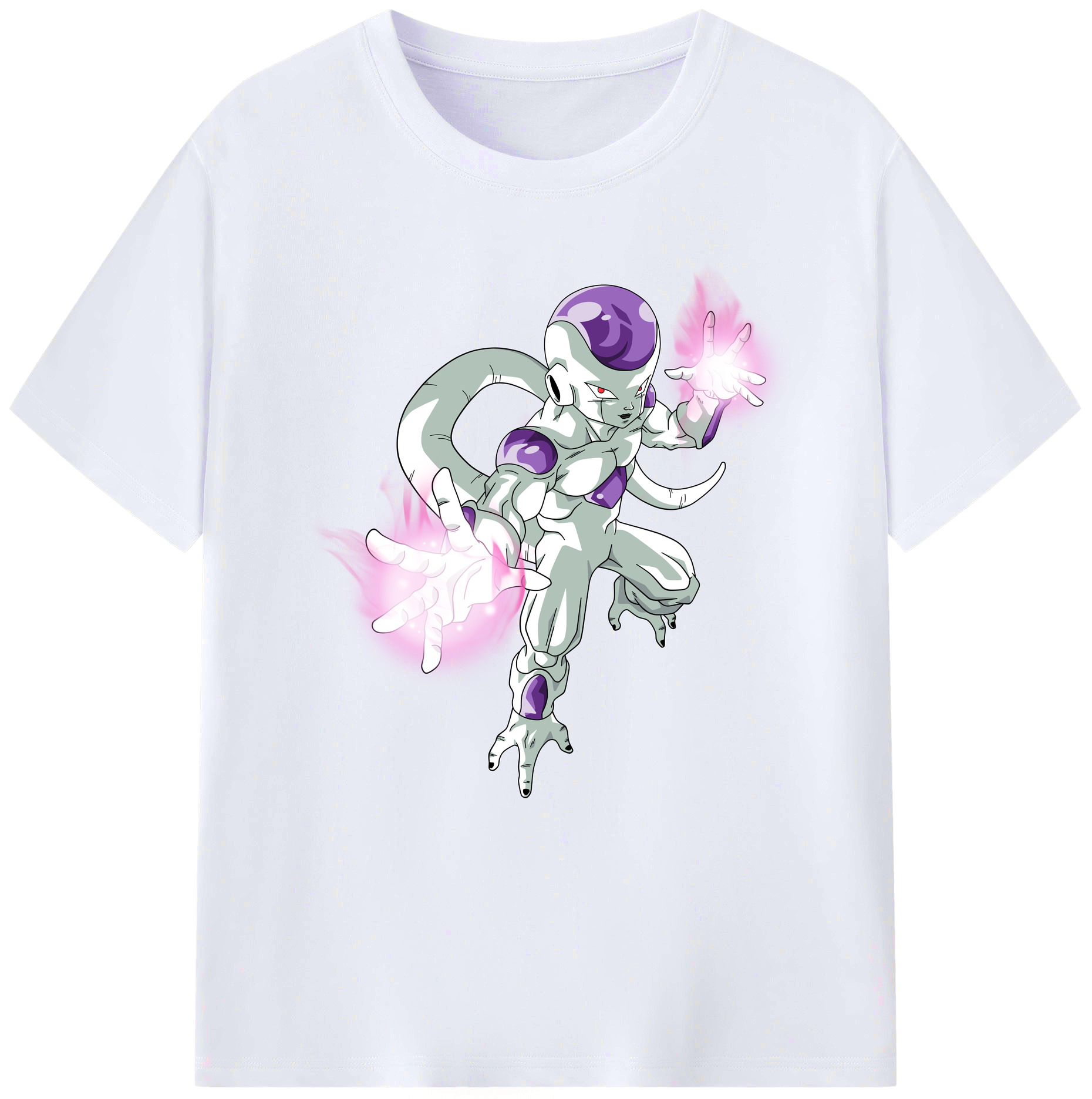 （画像用） ドラゴンボール フリーザ DRAGON BALL Frieza レディースカジュアルプリントTシャツ（綿100％）