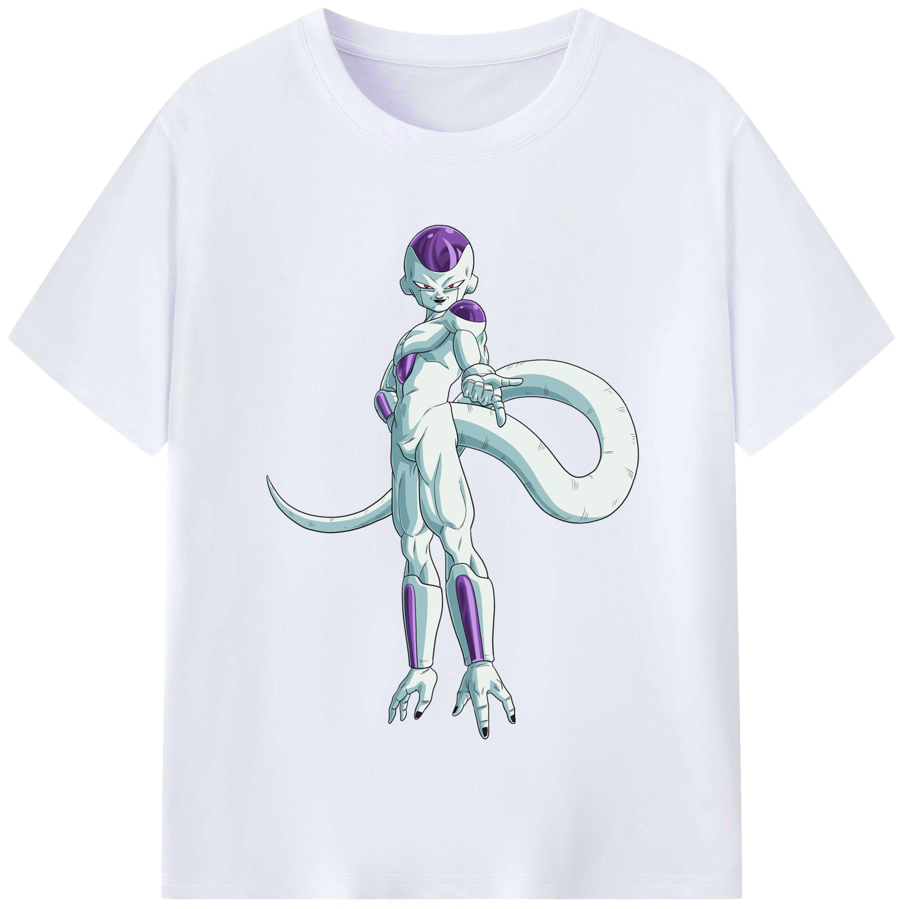 （画像用） ドラゴンボール フリーザ DRAGON BALL Frieza レディースカジュアルプリントTシャツ（綿100％）