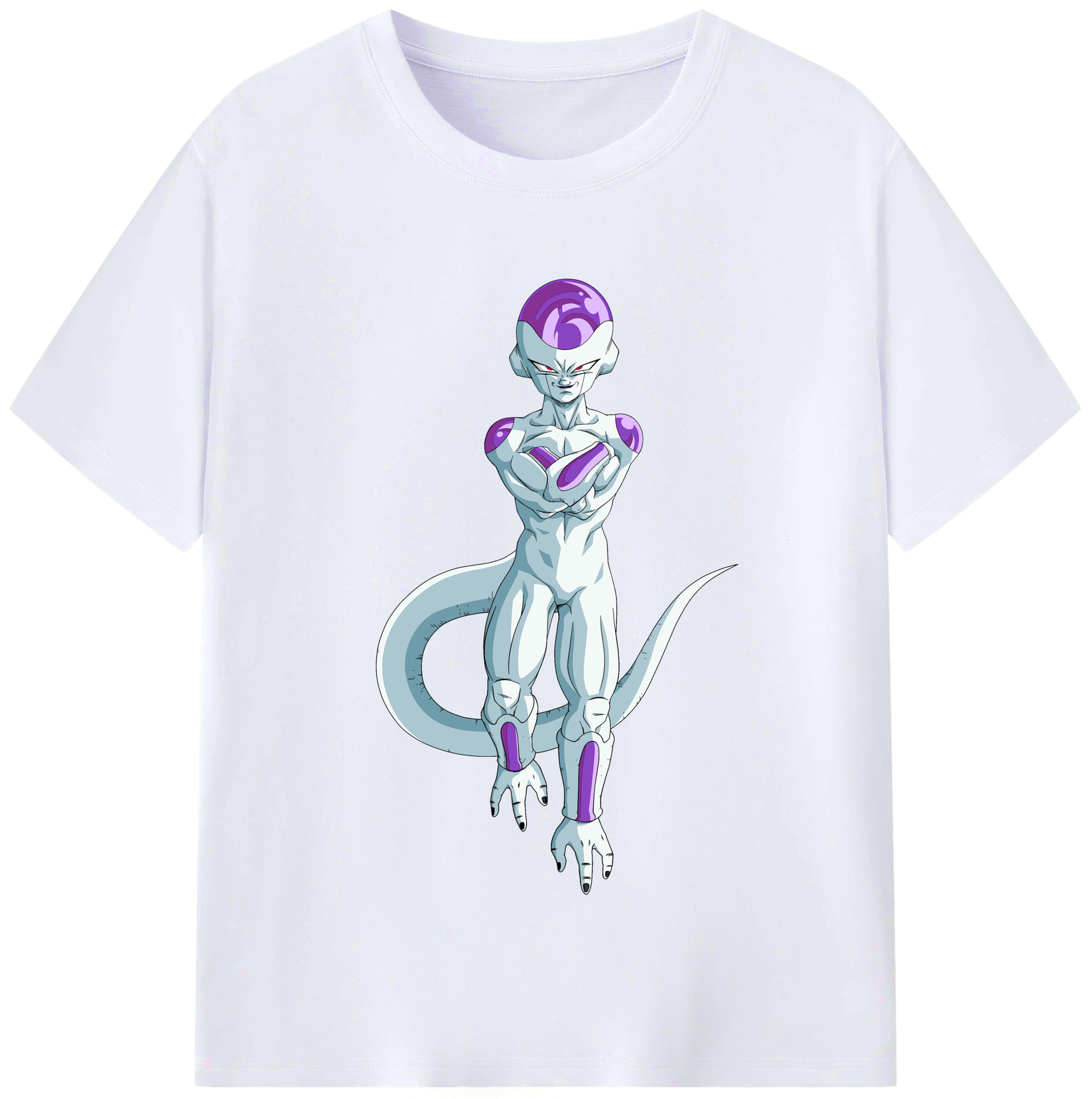 （画像用） ドラゴンボール フリーザ DRAGON BALL Frieza レディースカジュアルプリントTシャツ（綿100％）