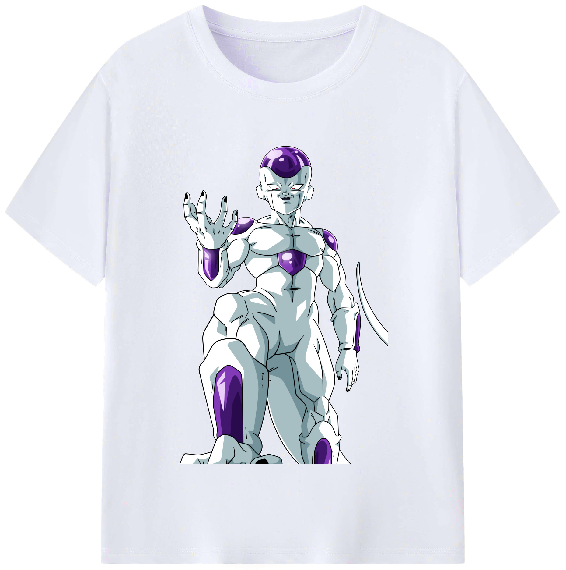 （画像用） ドラゴンボール フリーザ DRAGON BALL Frieza レディースカジュアルプリントTシャツ（綿100％）