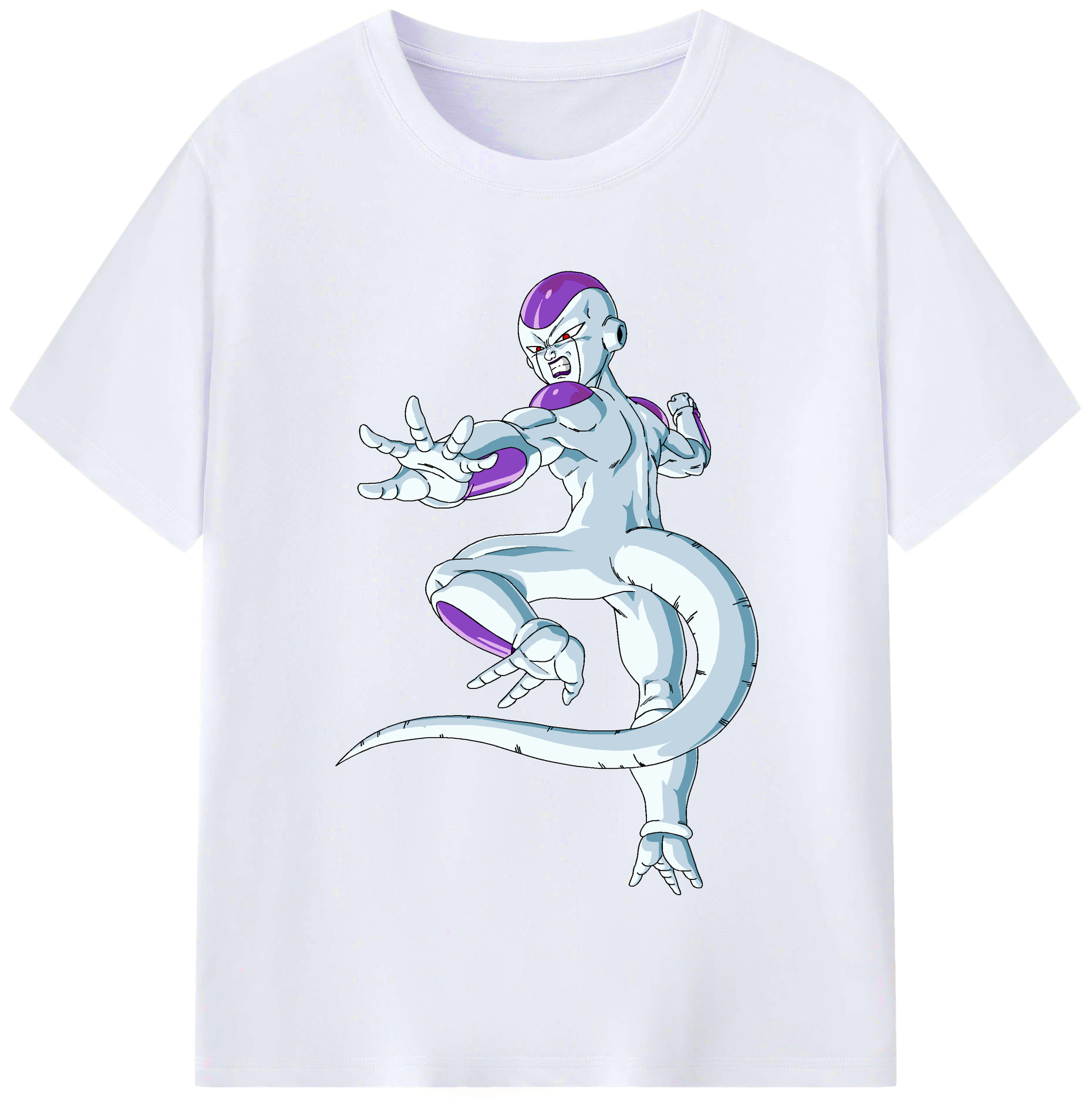 （画像用） ドラゴンボール フリーザ DRAGON BALL Frieza レディースカジュアルプリントTシャツ（綿100％）