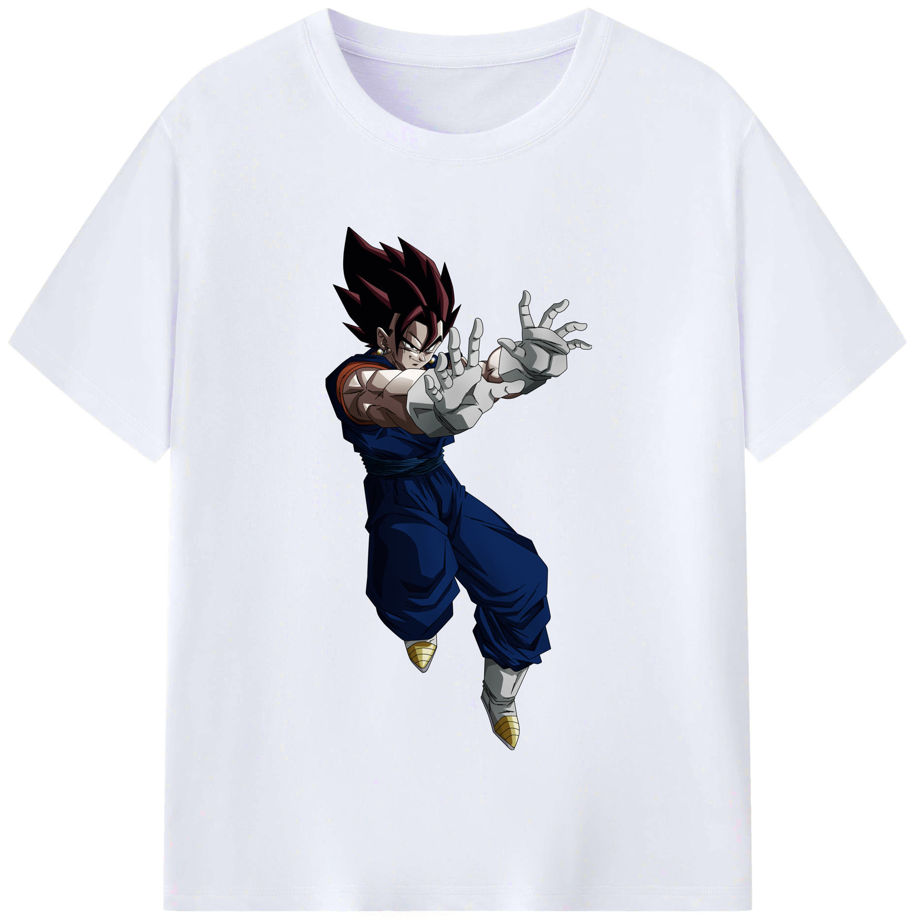 （画像用） ドラゴンボール ベジット DRAGON BALL Vegetto レディースカジュアルプリントTシャツ（綿100％）