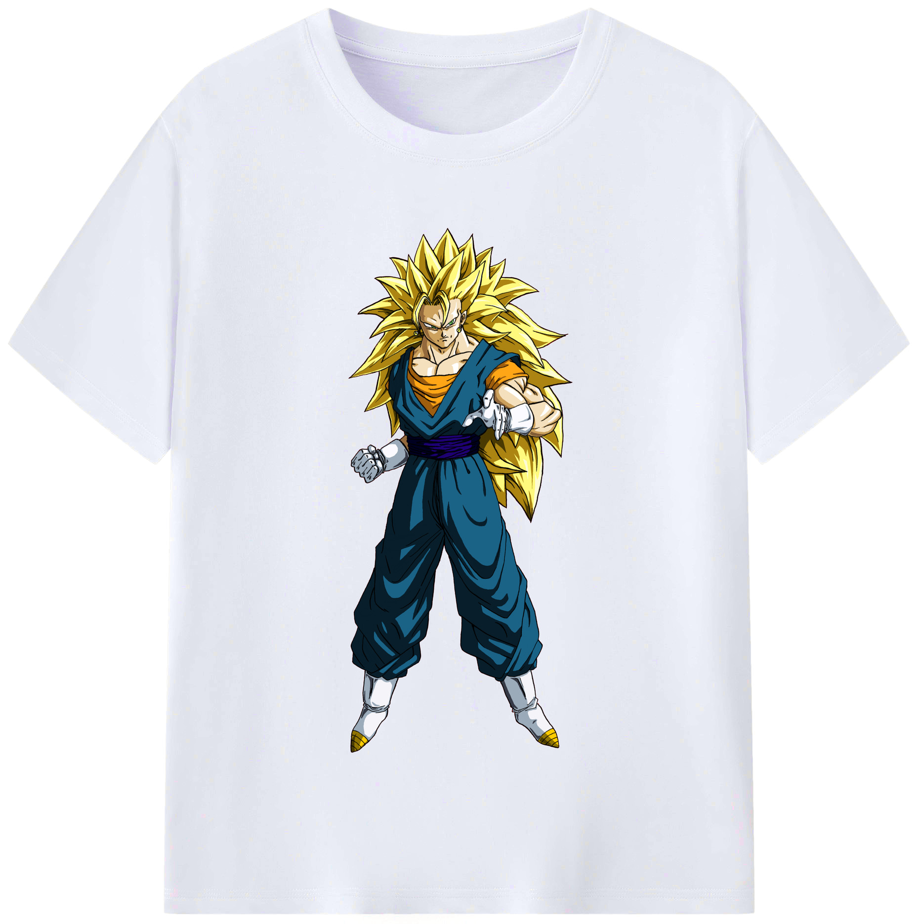 （画像用） ドラゴンボール ベジット DRAGON BALL Vegetto レディースカジュアルプリントTシャツ（綿100％）