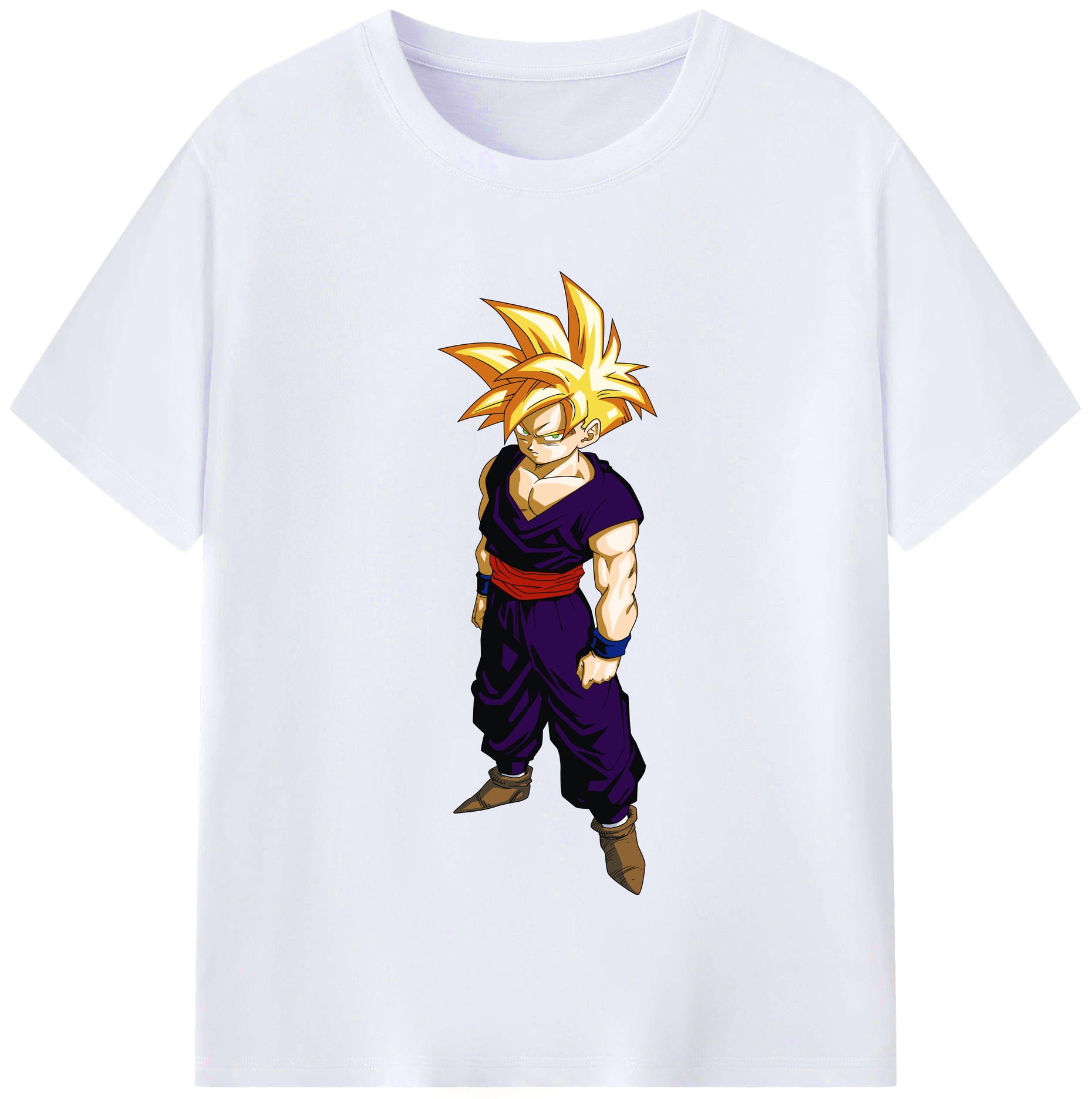 （画像用） ドラゴンボール ベジット DRAGON BALL Vegetto レディースカジュアルプリントTシャツ（綿100％）