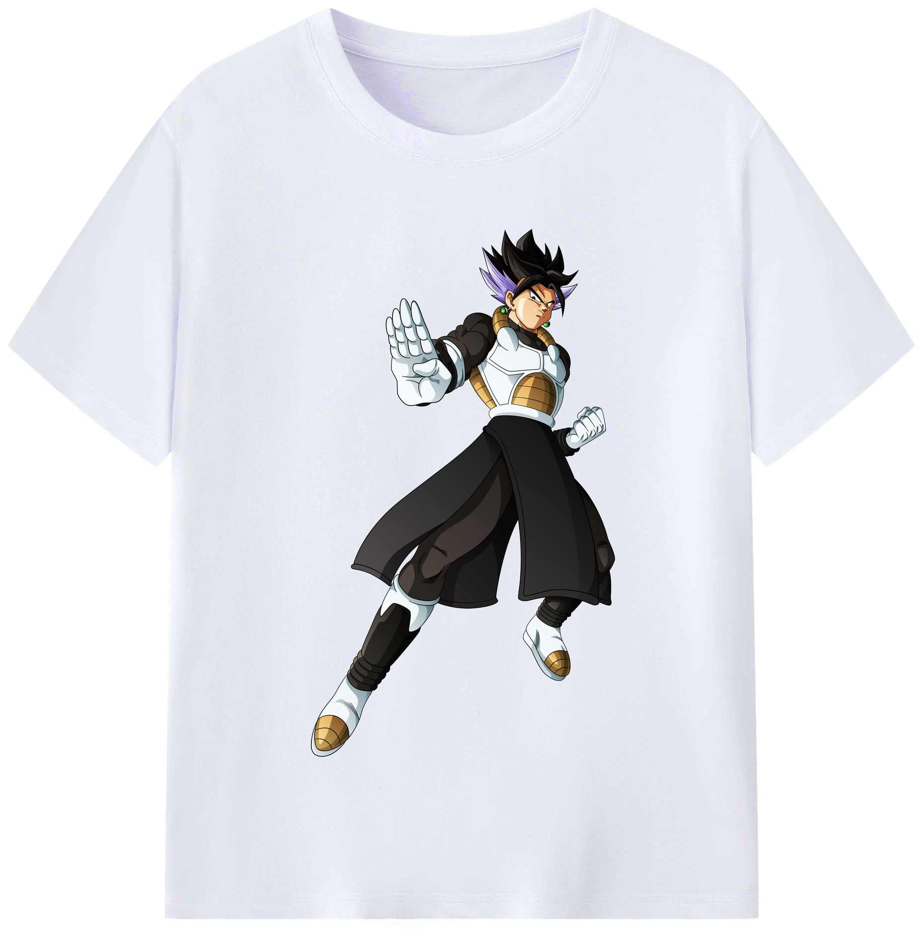 （画像用） ドラゴンボール ベジット DRAGON BALL Vegetto レディースカジュアルプリントTシャツ（綿100％）