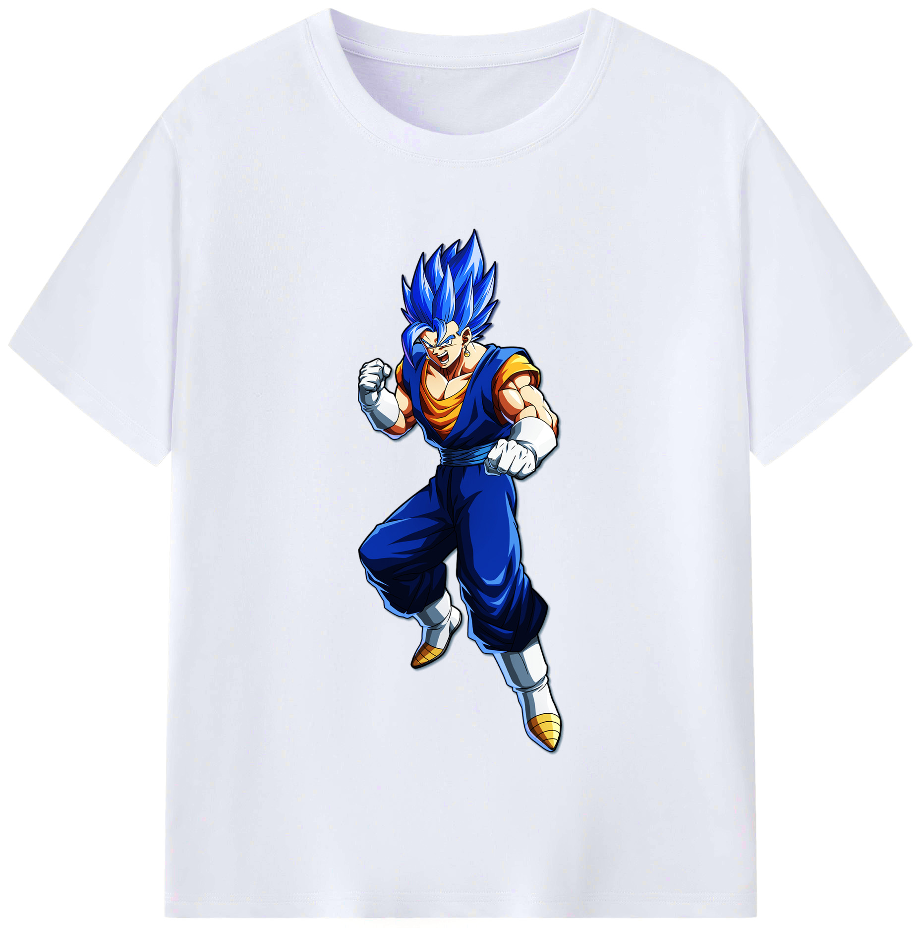 （画像用） ドラゴンボール ベジット DRAGON BALL Vegetto レディースカジュアルプリントTシャツ（綿100％）