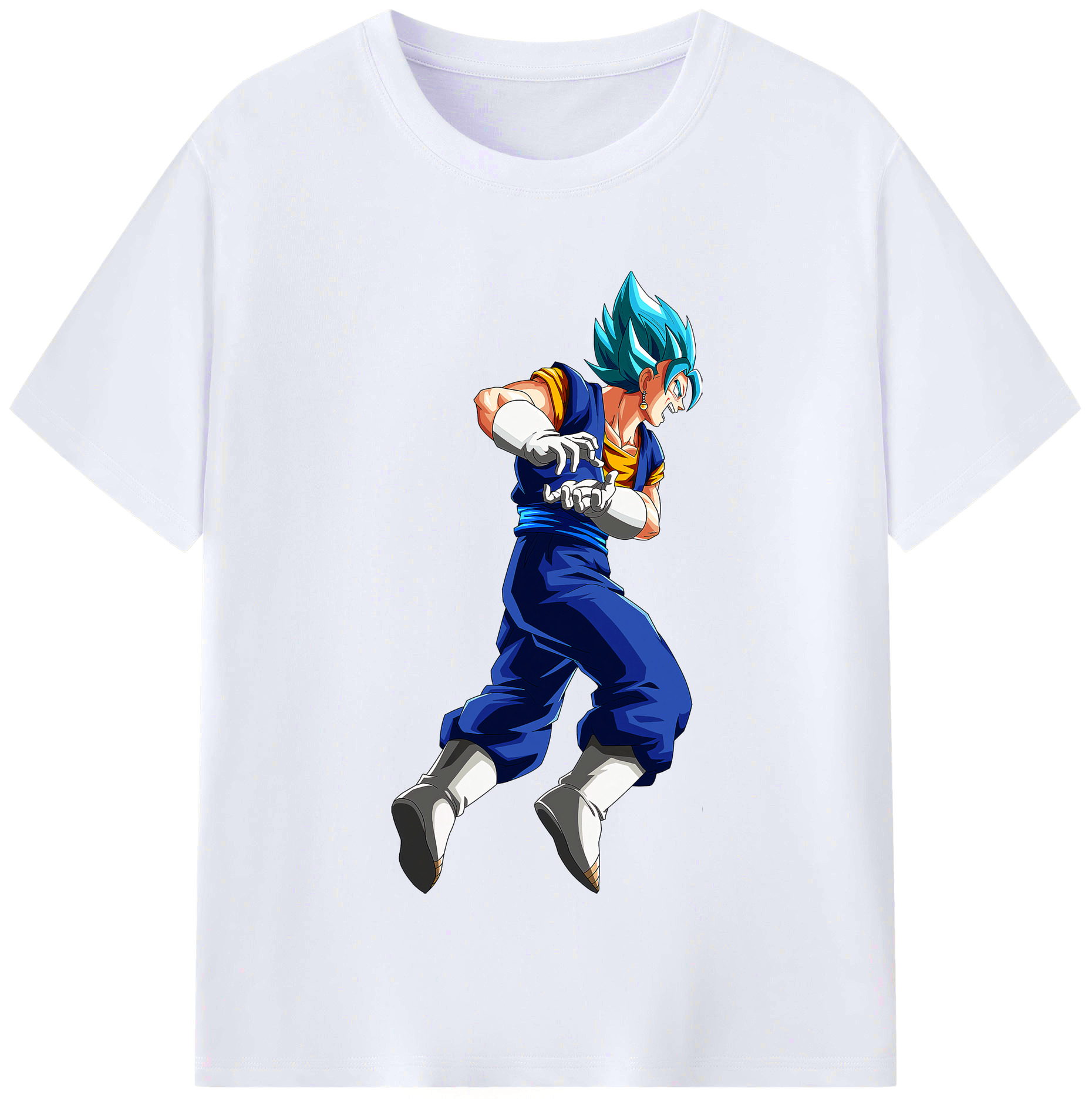 （画像用） ドラゴンボール ベジット DRAGON BALL Vegetto レディースカジュアルプリントTシャツ（綿100％）