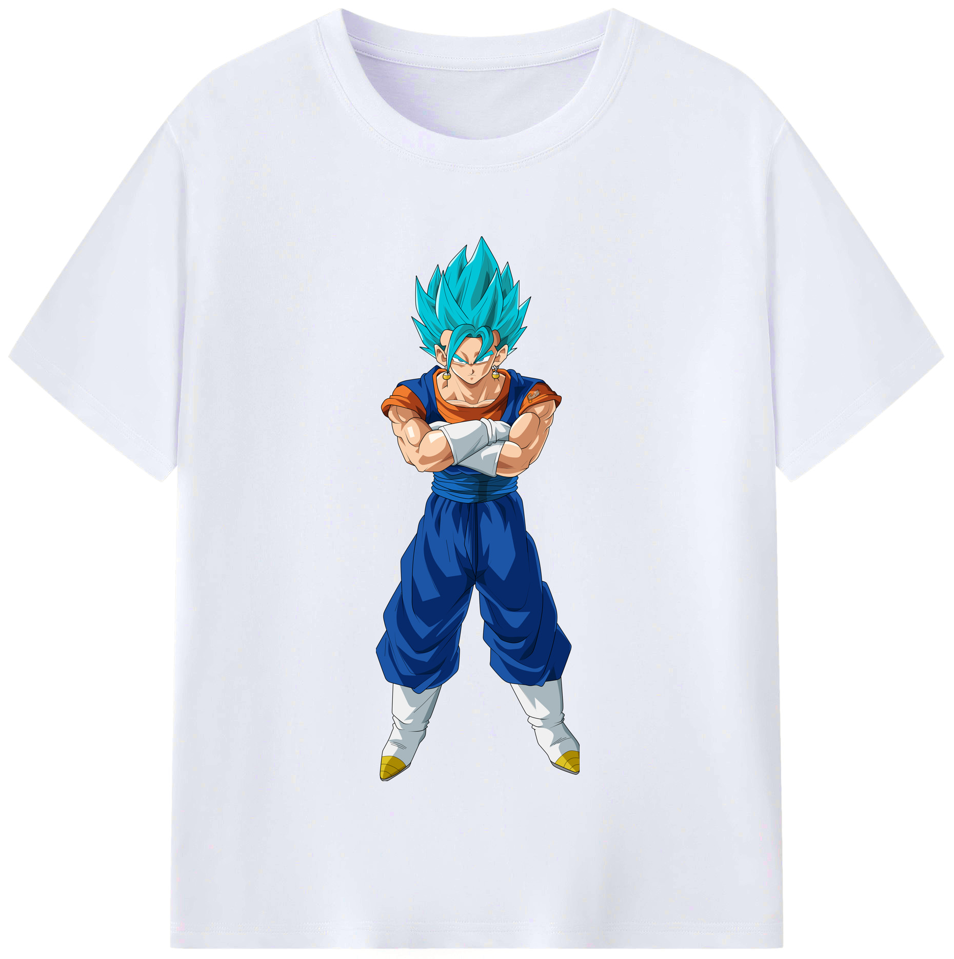 （画像用） ドラゴンボール ベジット DRAGON BALL Vegetto レディースカジュアルプリントTシャツ（綿100％）