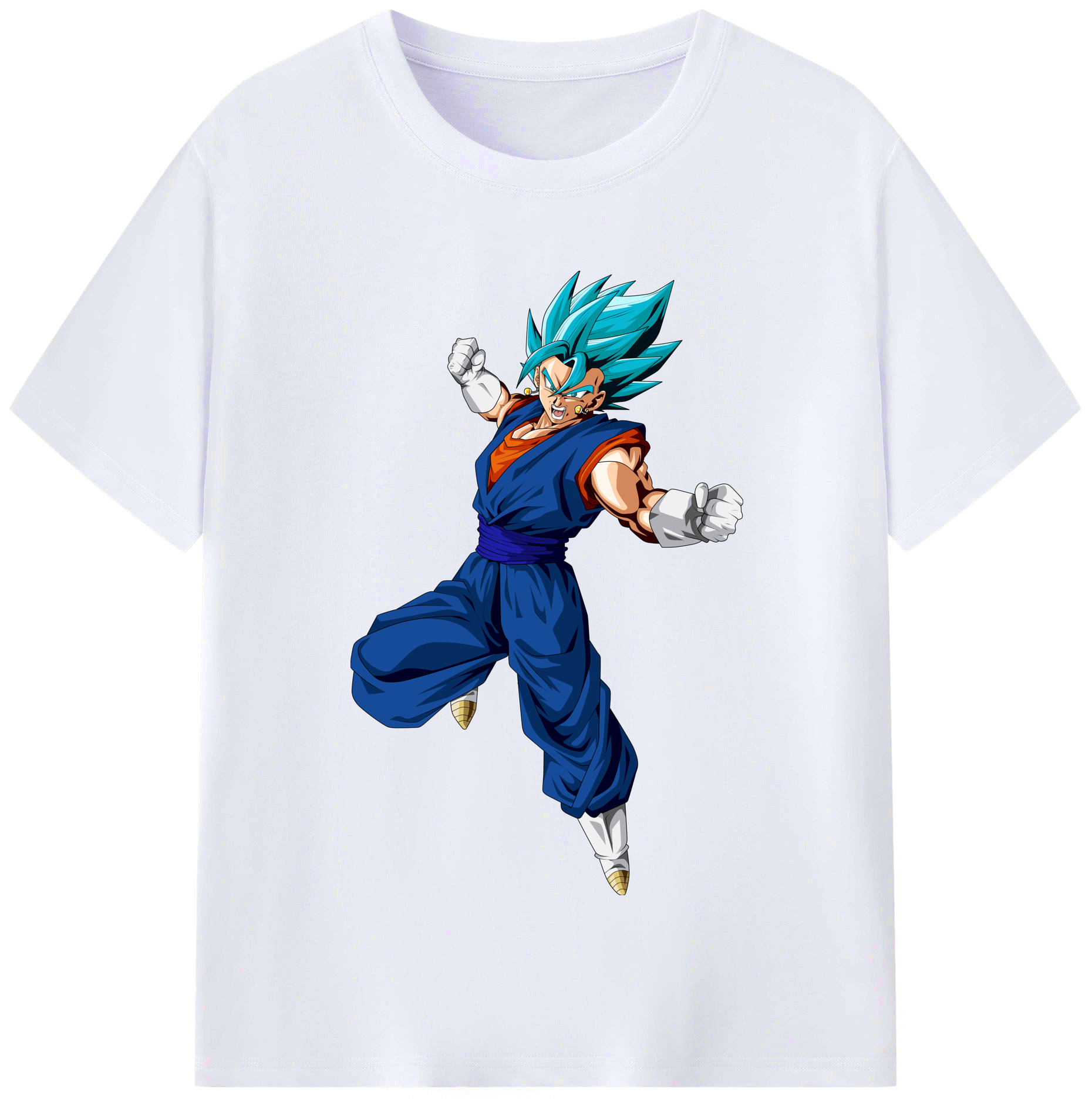 （画像用） ドラゴンボール ベジット DRAGON BALL Vegetto レディースカジュアルプリントTシャツ（綿100％）
